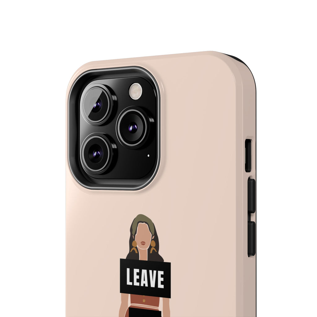 Leave Me Alone Phone Case — Tough Protective iPhone Case with Bold Statement Design