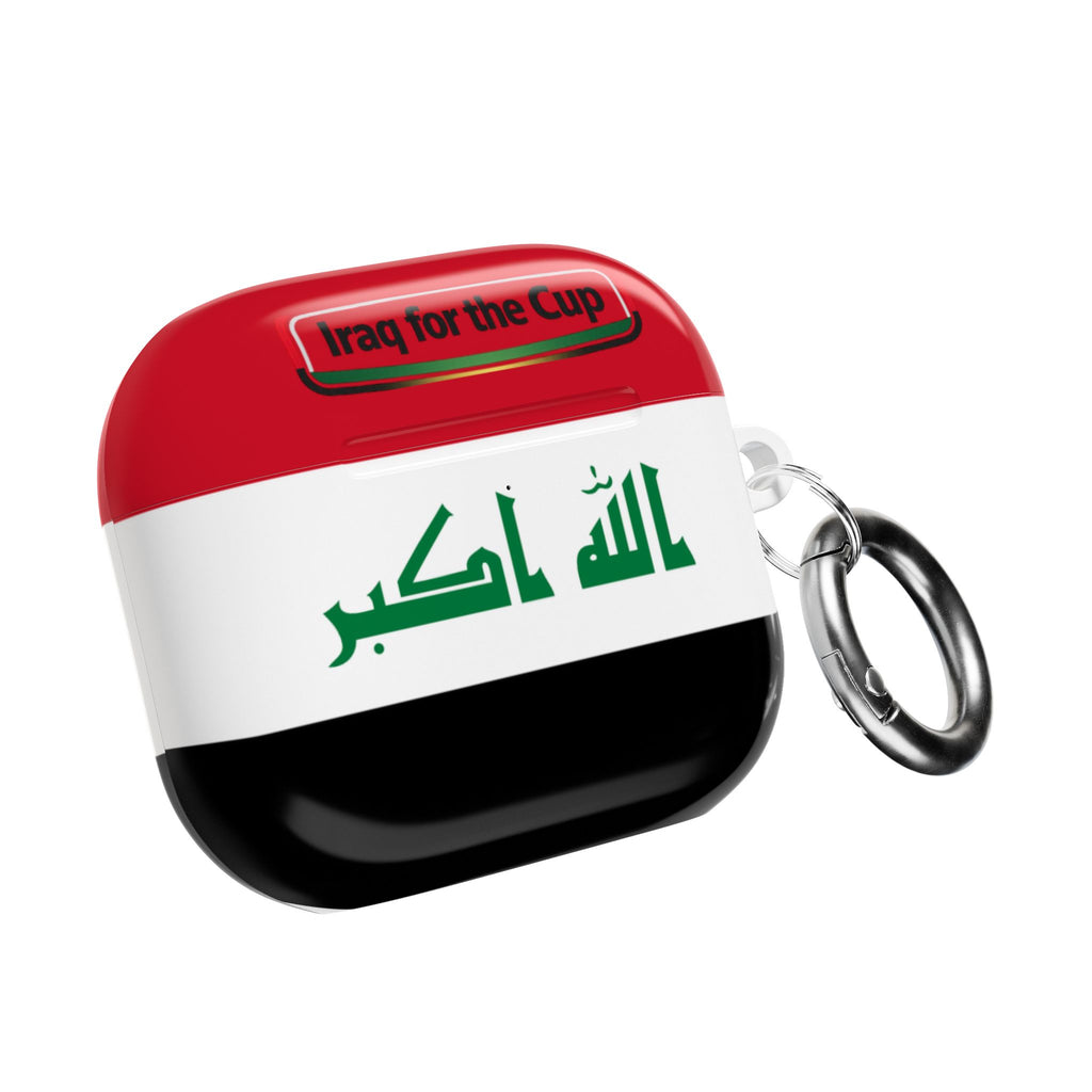 Iraq Flag AirPod Case – 'Iraq Red White Black Protective Cover