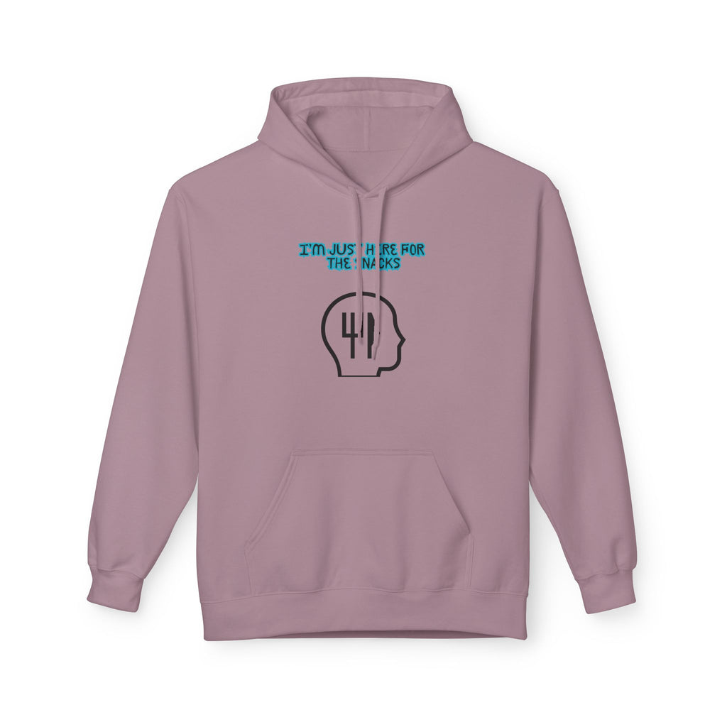 I’m Just Here for the Snacks Unisex Midweight Softstyle Fleece Hoodie