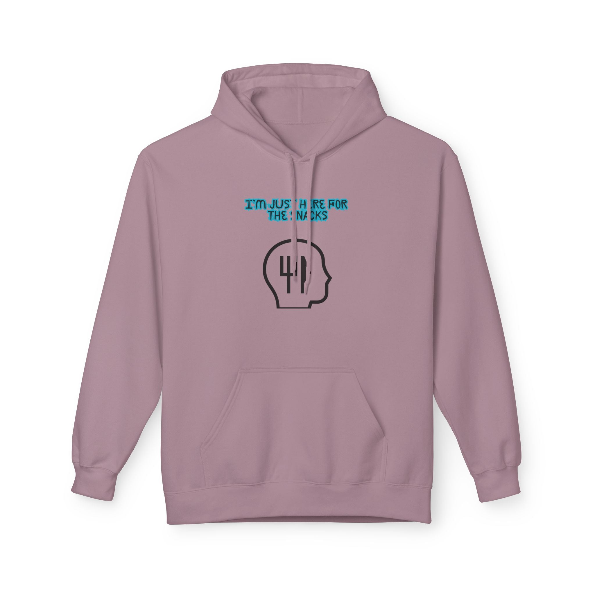 I’m Just Here for the Snacks Unisex Midweight Softstyle Fleece Hoodie