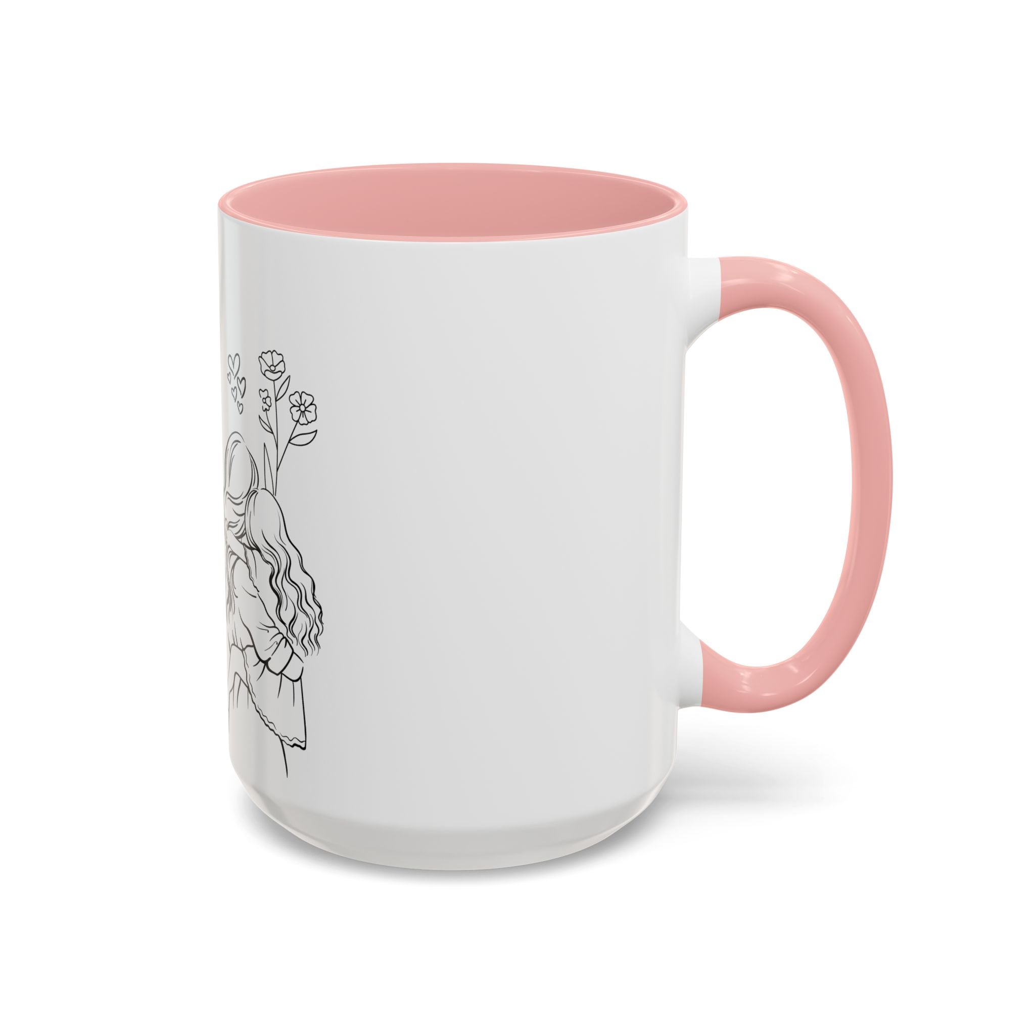 I love you mom Accent Coffee Mug (11, 15oz)