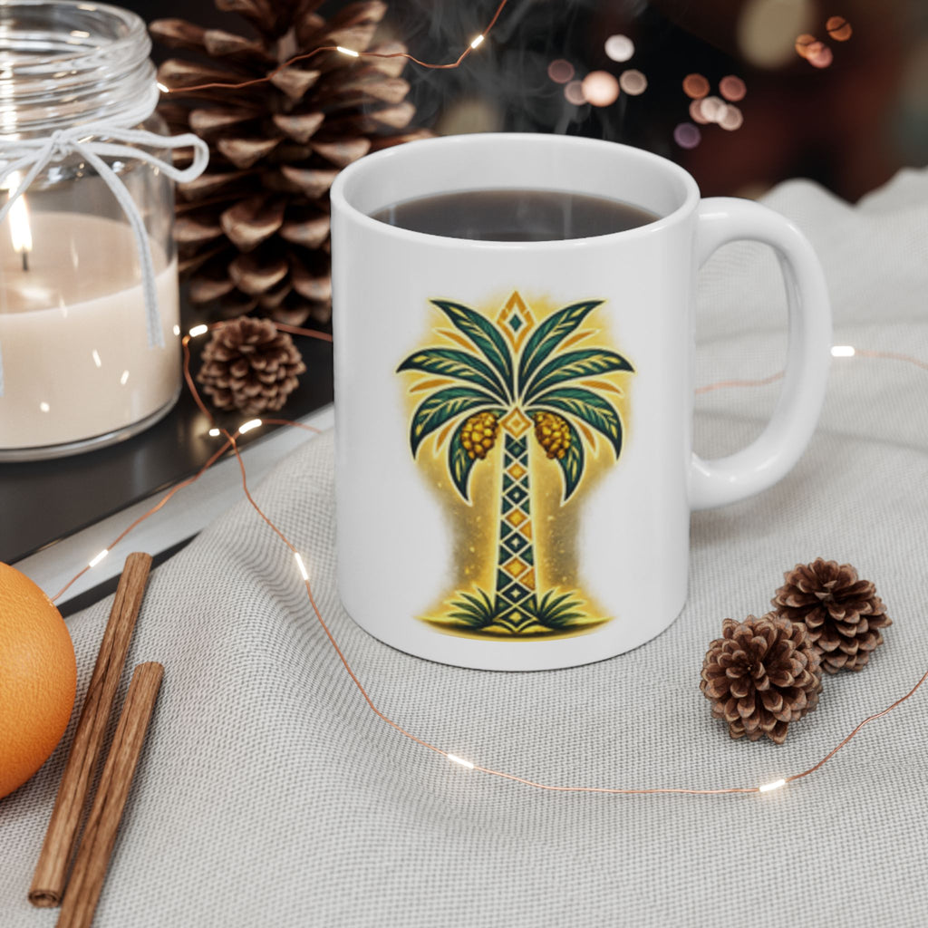 Tropical Pineapple Ceramic Mug – Bright Summer Fruit Coffee Cup (11oz/15oz)