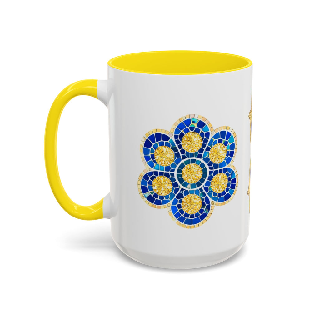 Evil Eye Hamsa Accent Coffee Mug
