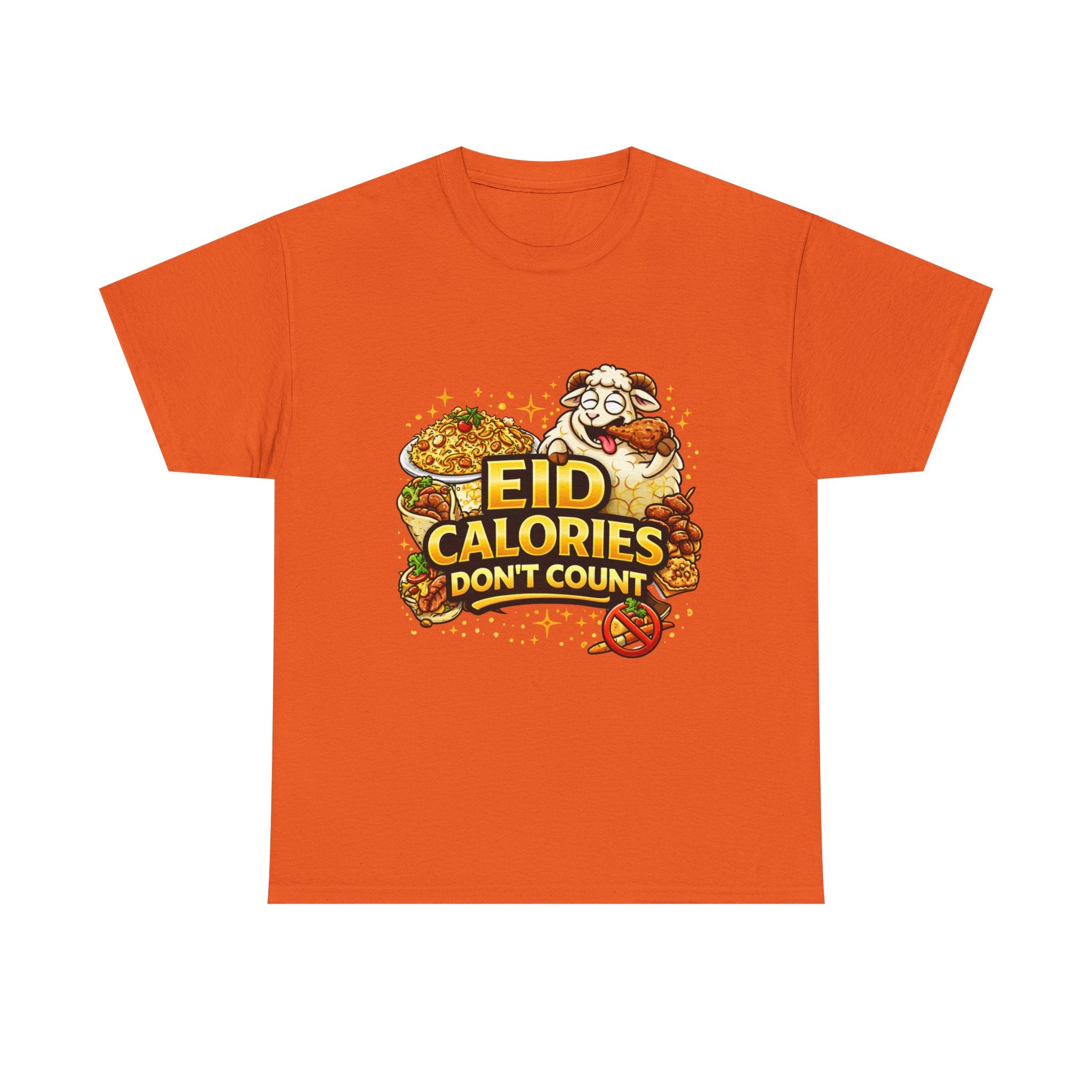 Eid Calories Don't Count Tee — Funny Eid Shirt for Ramadan Celebrations
