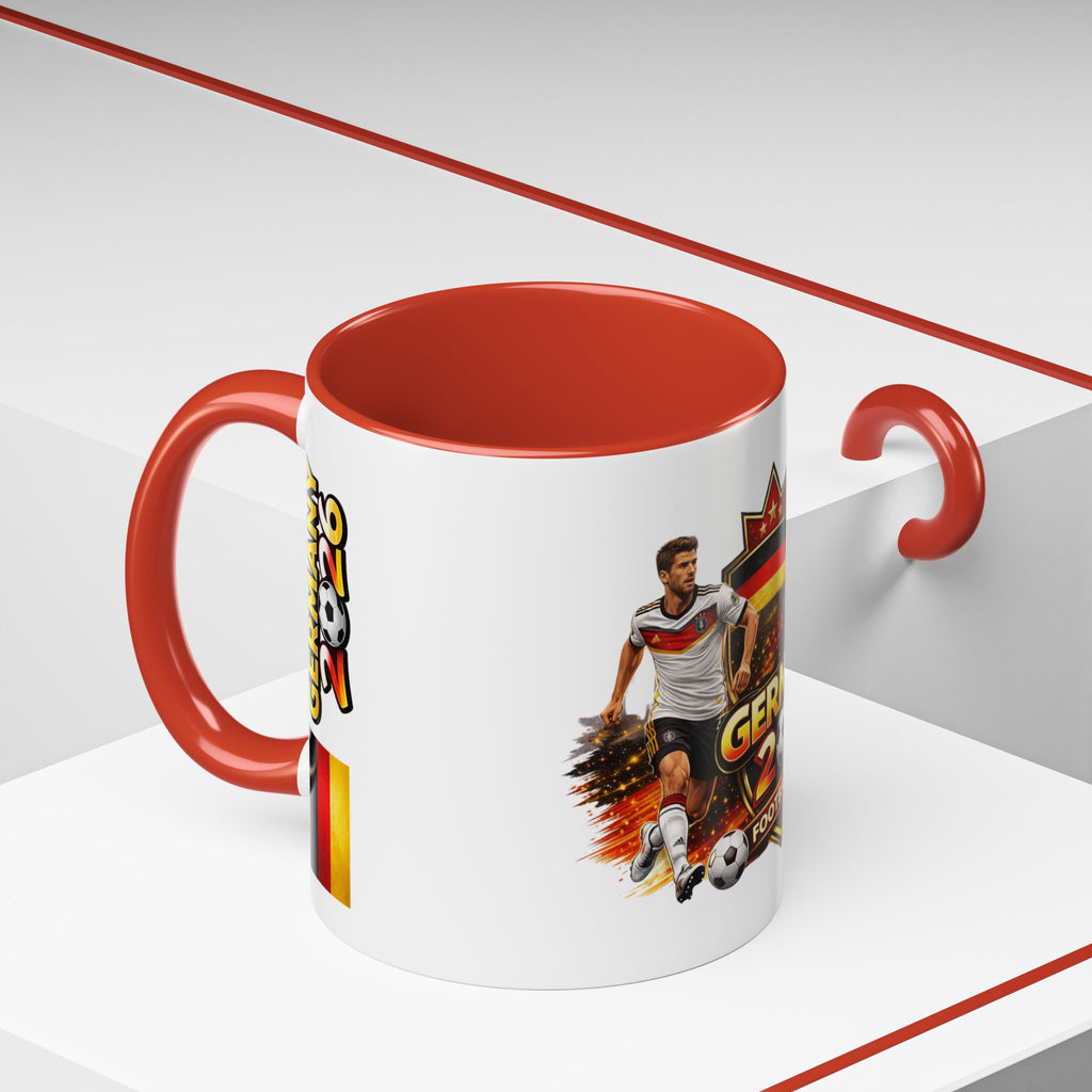 Germany 2026 Football Cup Coffee Mug – Soccer Fan Germany 2026 Accent Mug