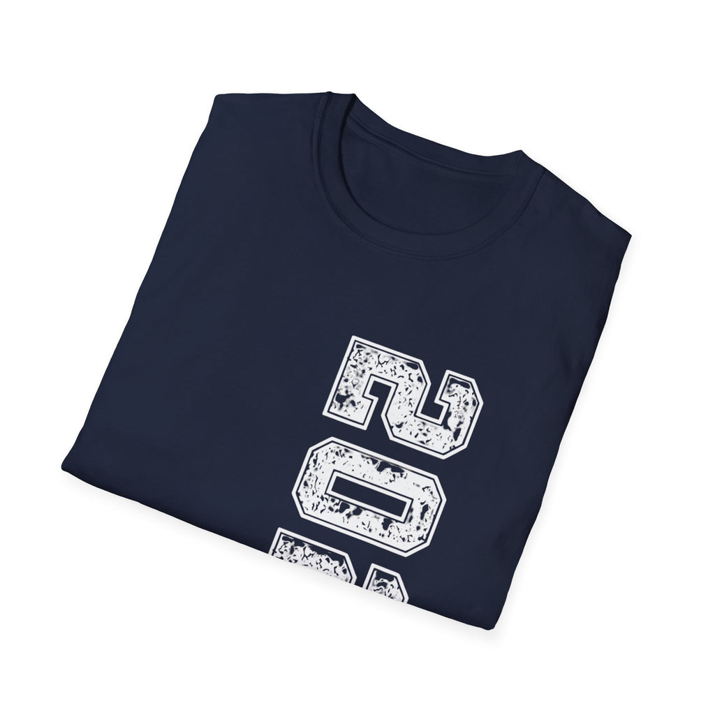Class of 2026 Vertical Graphic T-Shirt — Graduation Senior Year Tee