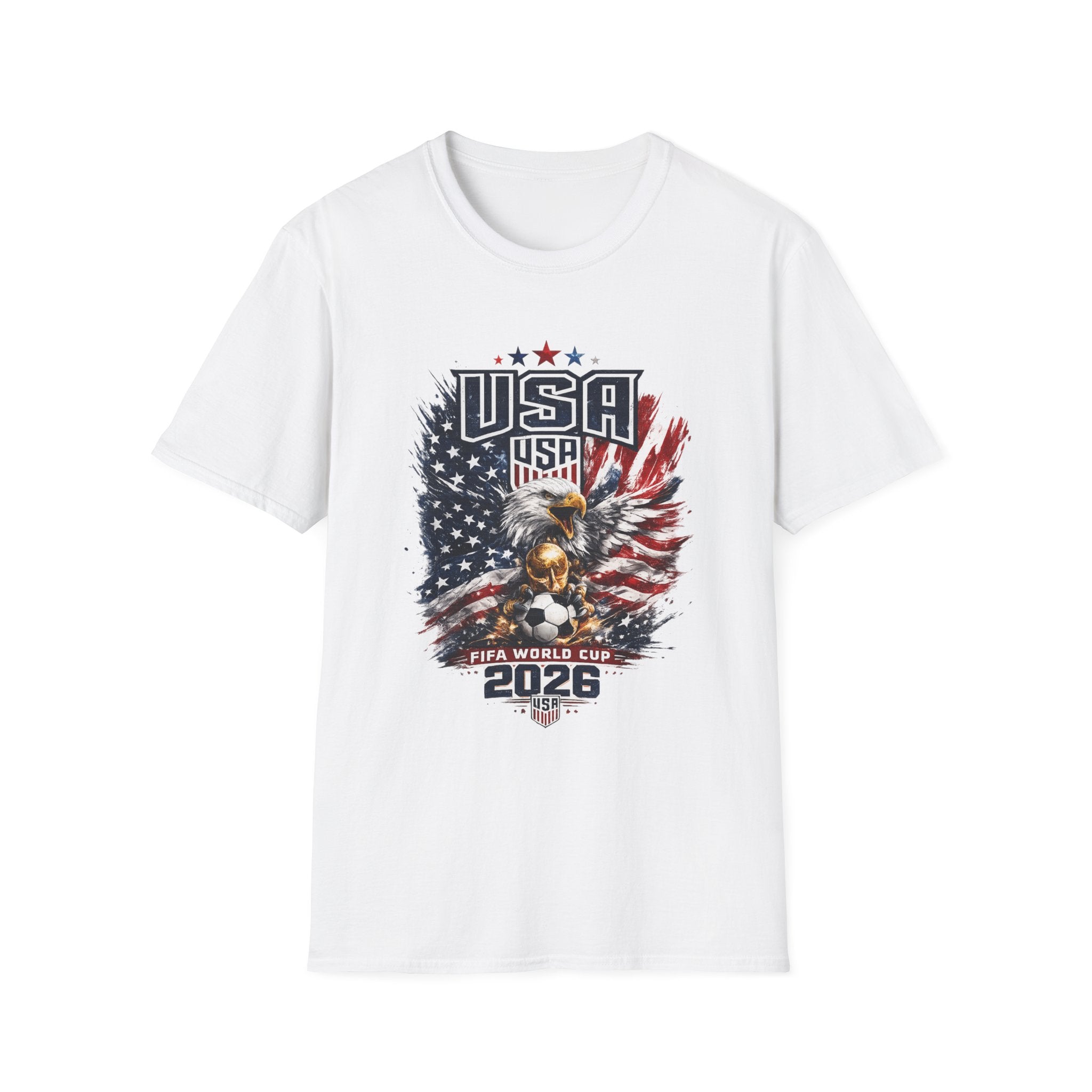 USA Eagle Graphic T-Shirt — Patriotic 2026 American Flag Design