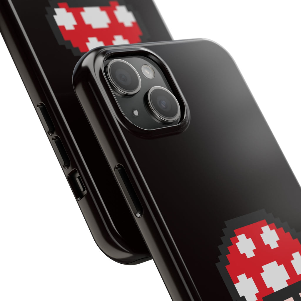I Play Video Games Pixel Mushroom Phone Case — Tough Protective Gamer Case