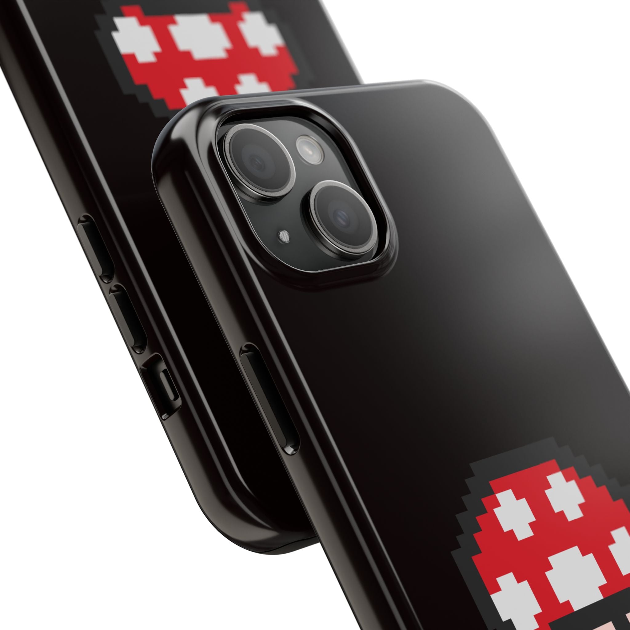 I Play Video Games Pixel Mushroom Phone Case — Tough Protective Gamer Case