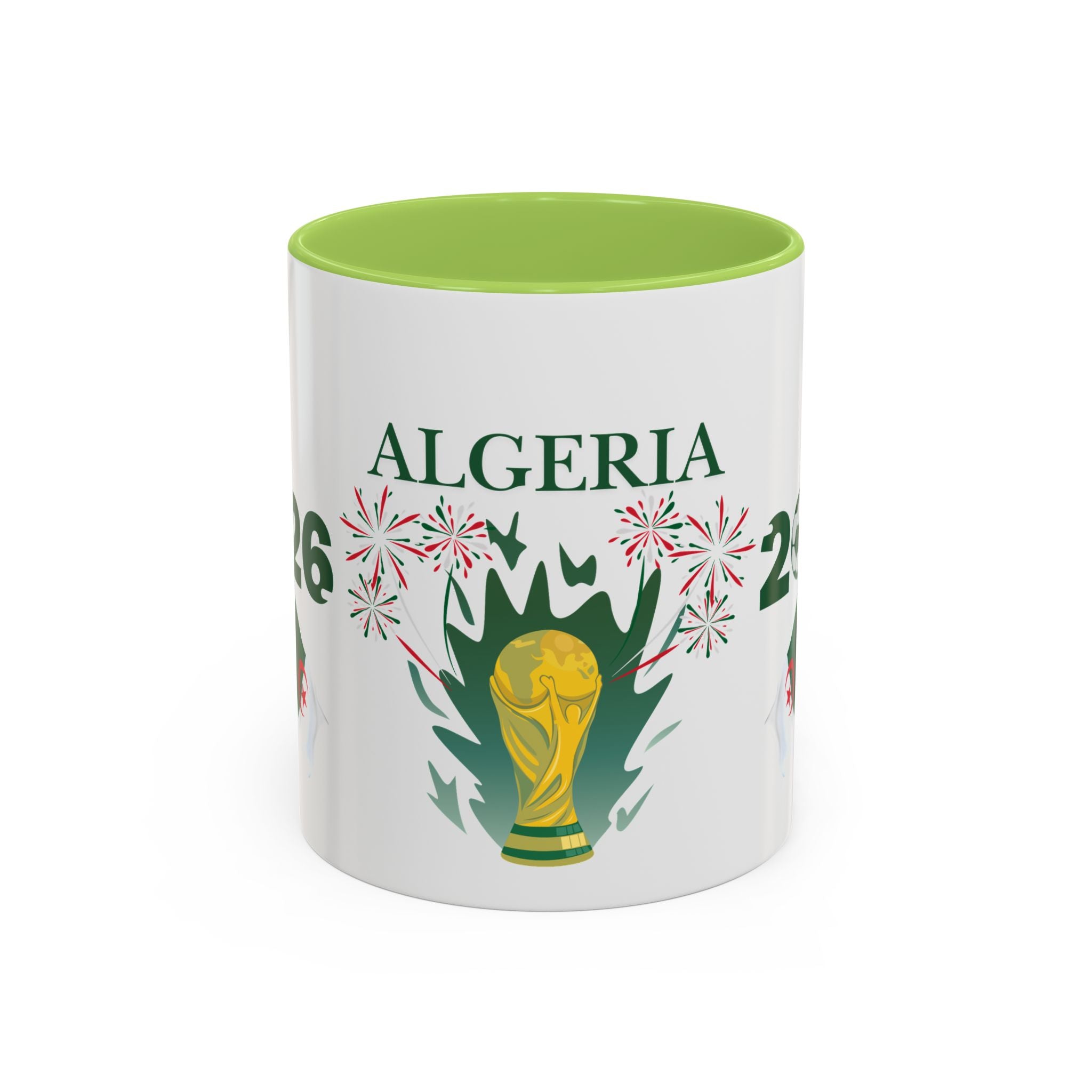 Algeria 2026 Cup Coffee Mug - Soccer Fan Accent Mug