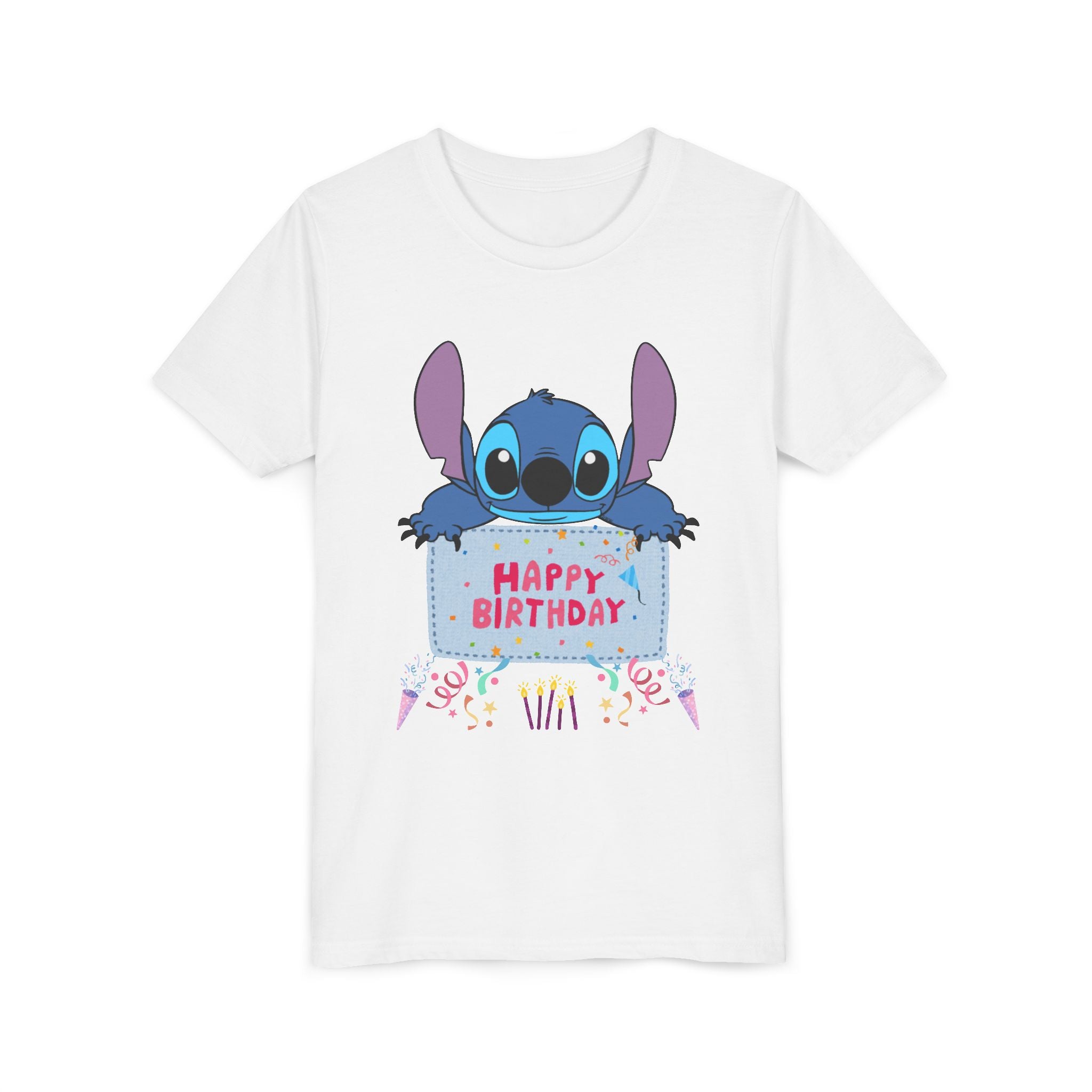 Stitch Happy Birthday Youth Tee