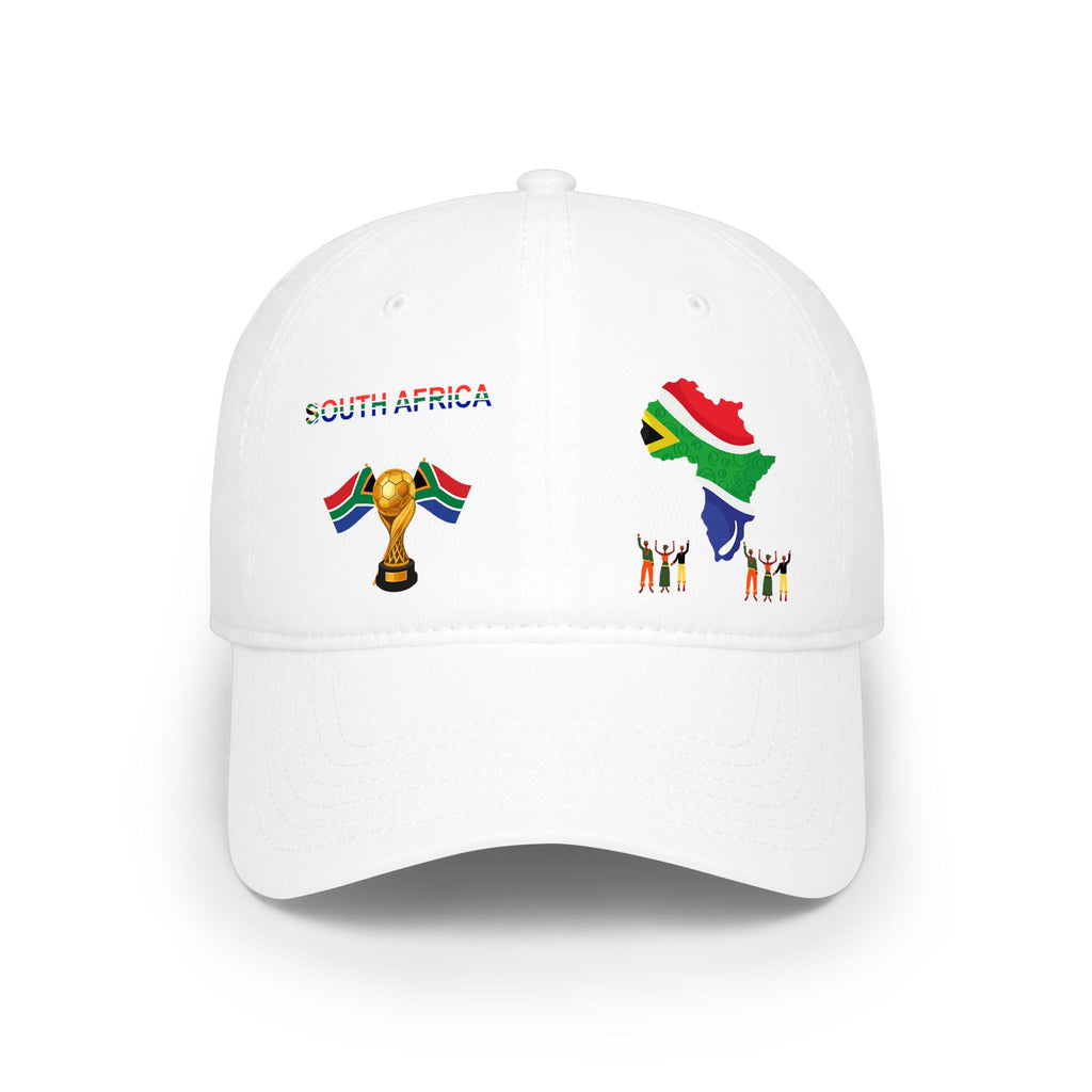 South Africa Flag Map Baseball Cap — Cup Trophy & Celebration Hat