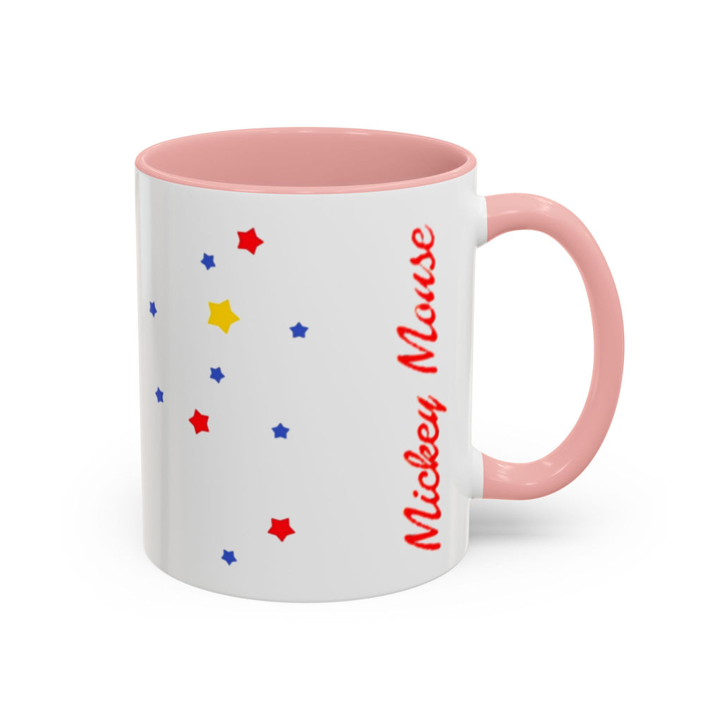 Mickey Mouse Accent Coffee Mug – Stars Pattern (11 oz)
