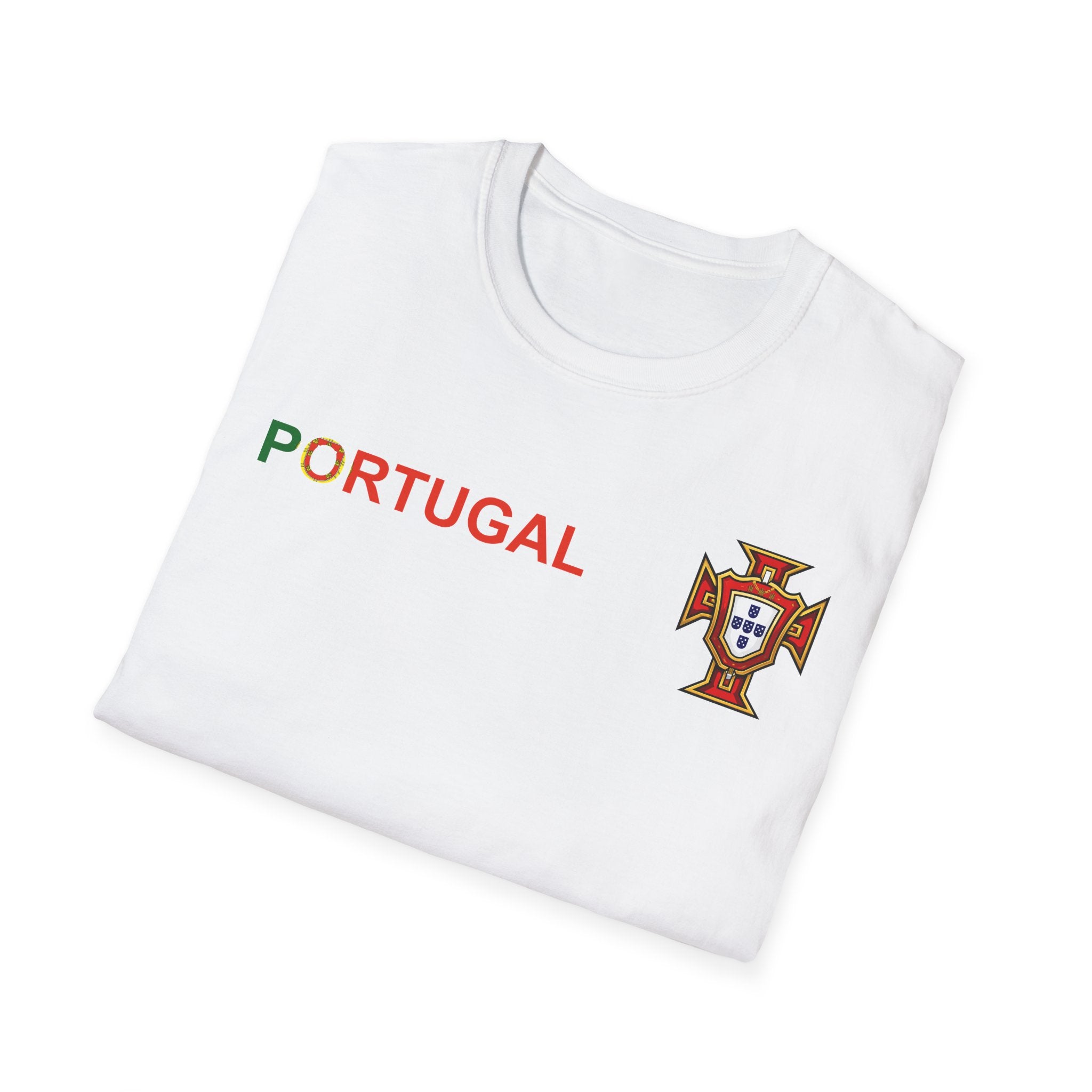Portugal 2026 Soccer Fan T‑Shirt — National Flag & Trophy Design