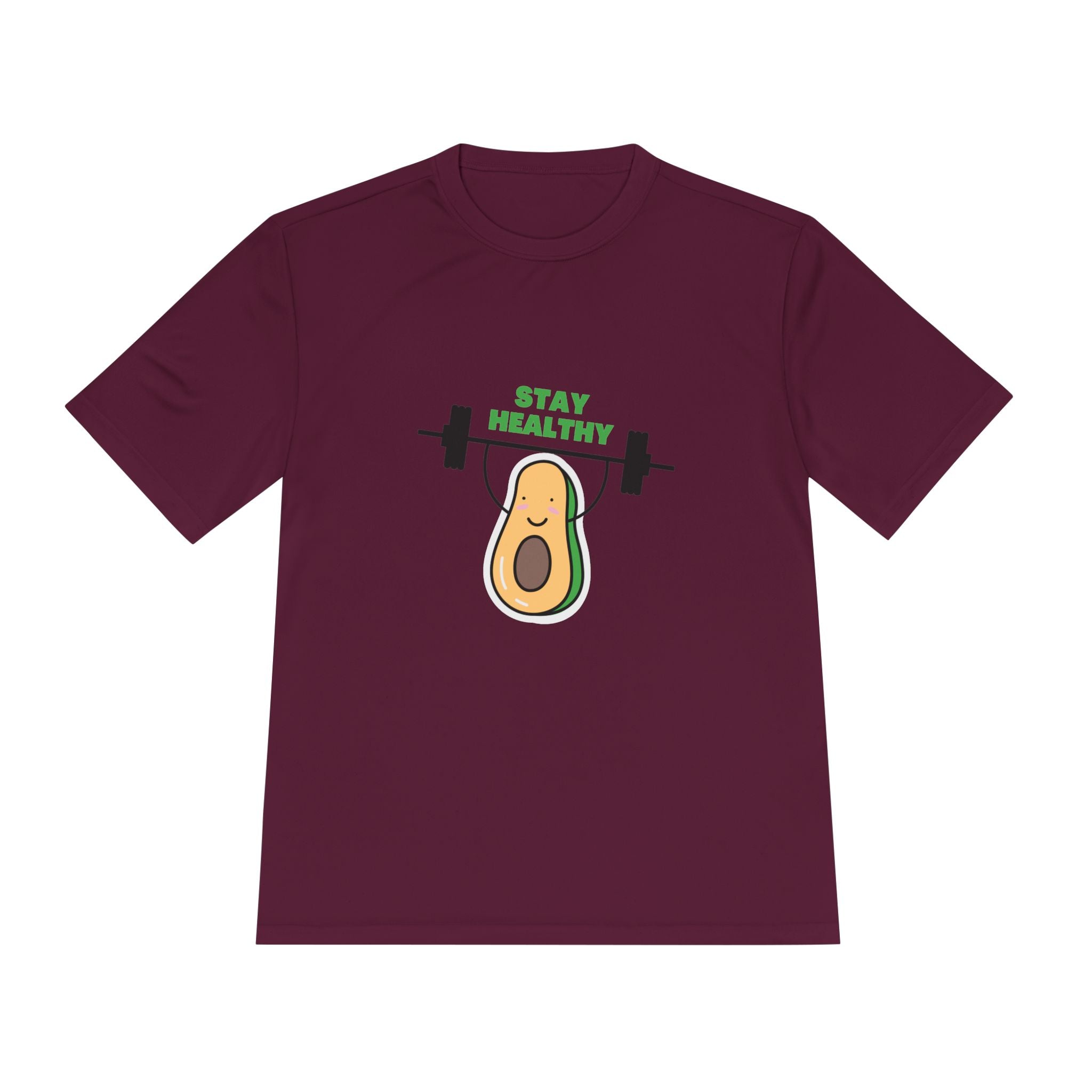 Stay Healthy Avocado Weightlifting Tee