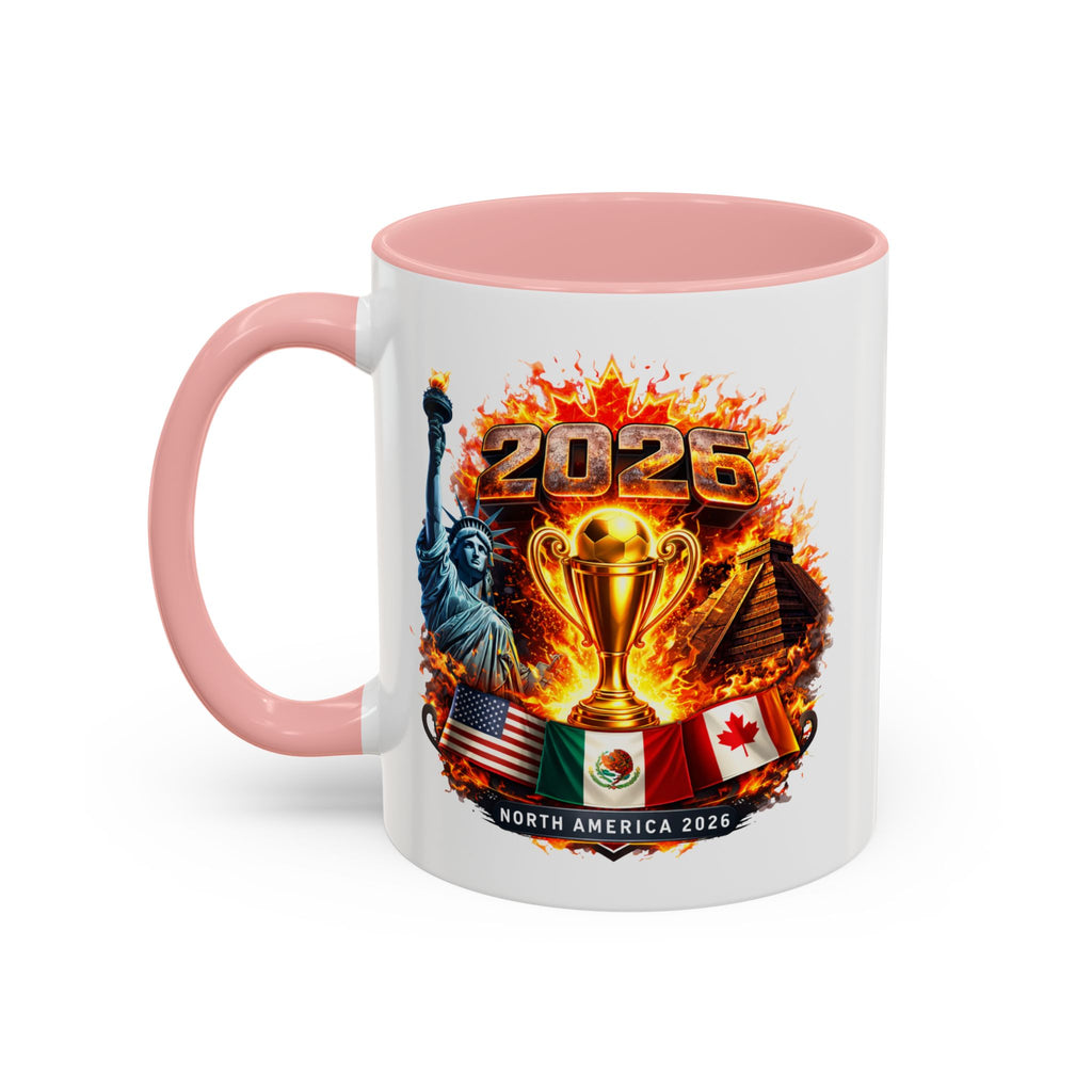 2026 North America Championship Coffee Mug — Trophy & Flags Accent Mug