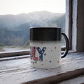 4th of July Color-Changing Mug, 11oz — Patriotic USA Flag Heat Reveal