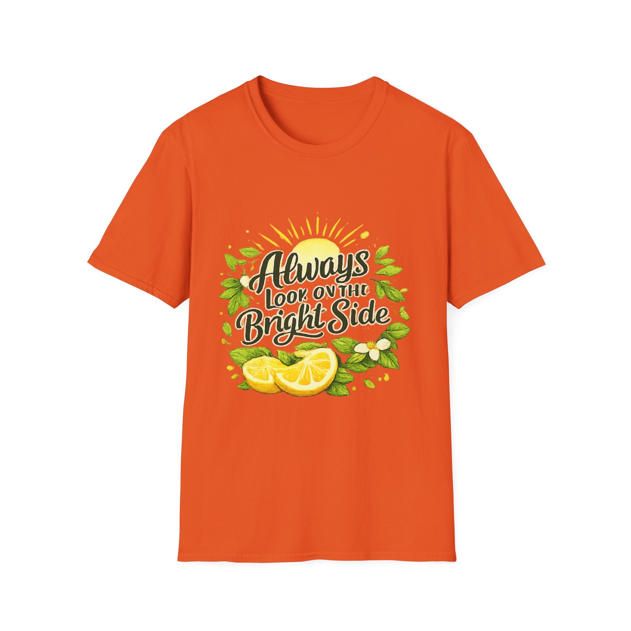 T-Shirt — "Always Look on the Bright Side" Lemon Sunshine Graphic