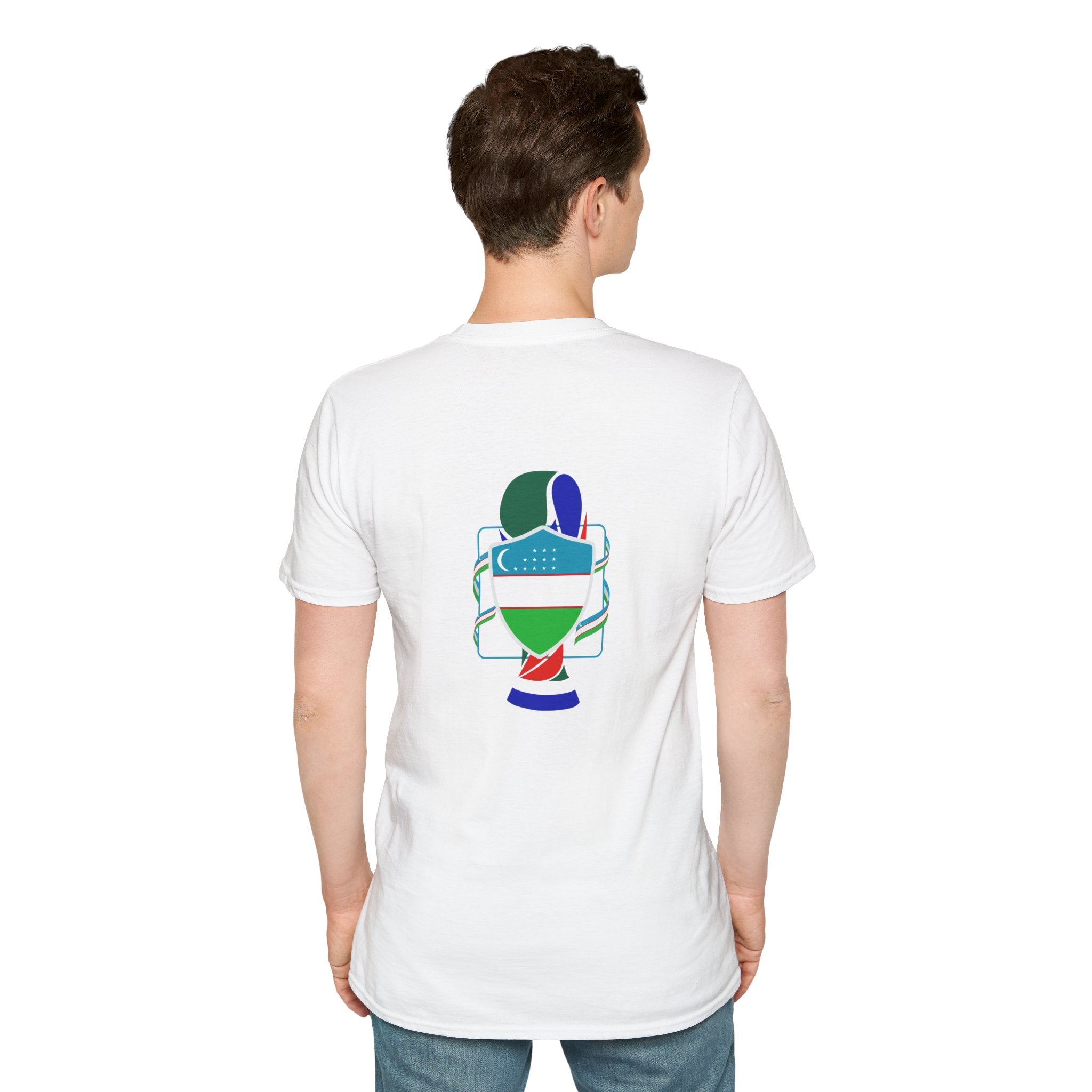 Uzbekistan Flag Map T-Shirt — Central Asian Patriot Tee
