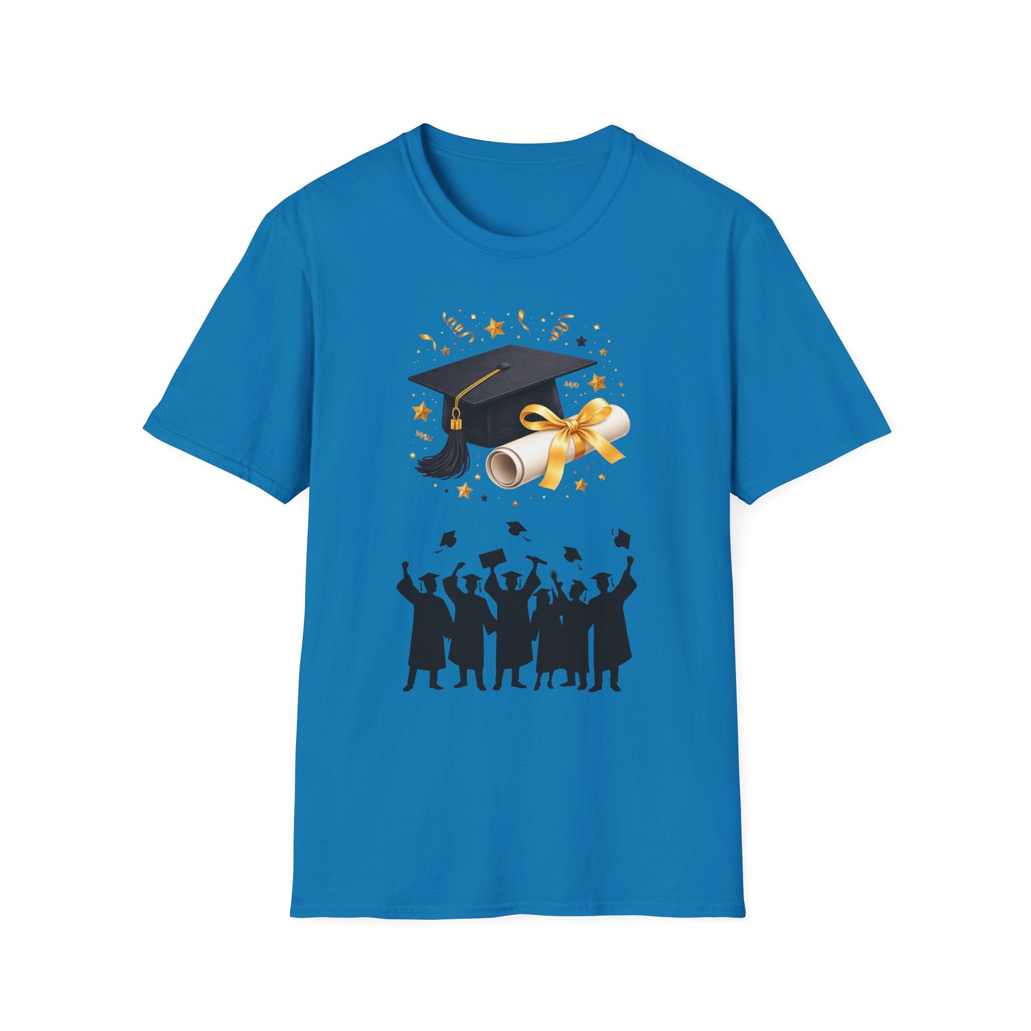 Graduation Cap & Diploma T-Shirt — Class of Celebration Tee