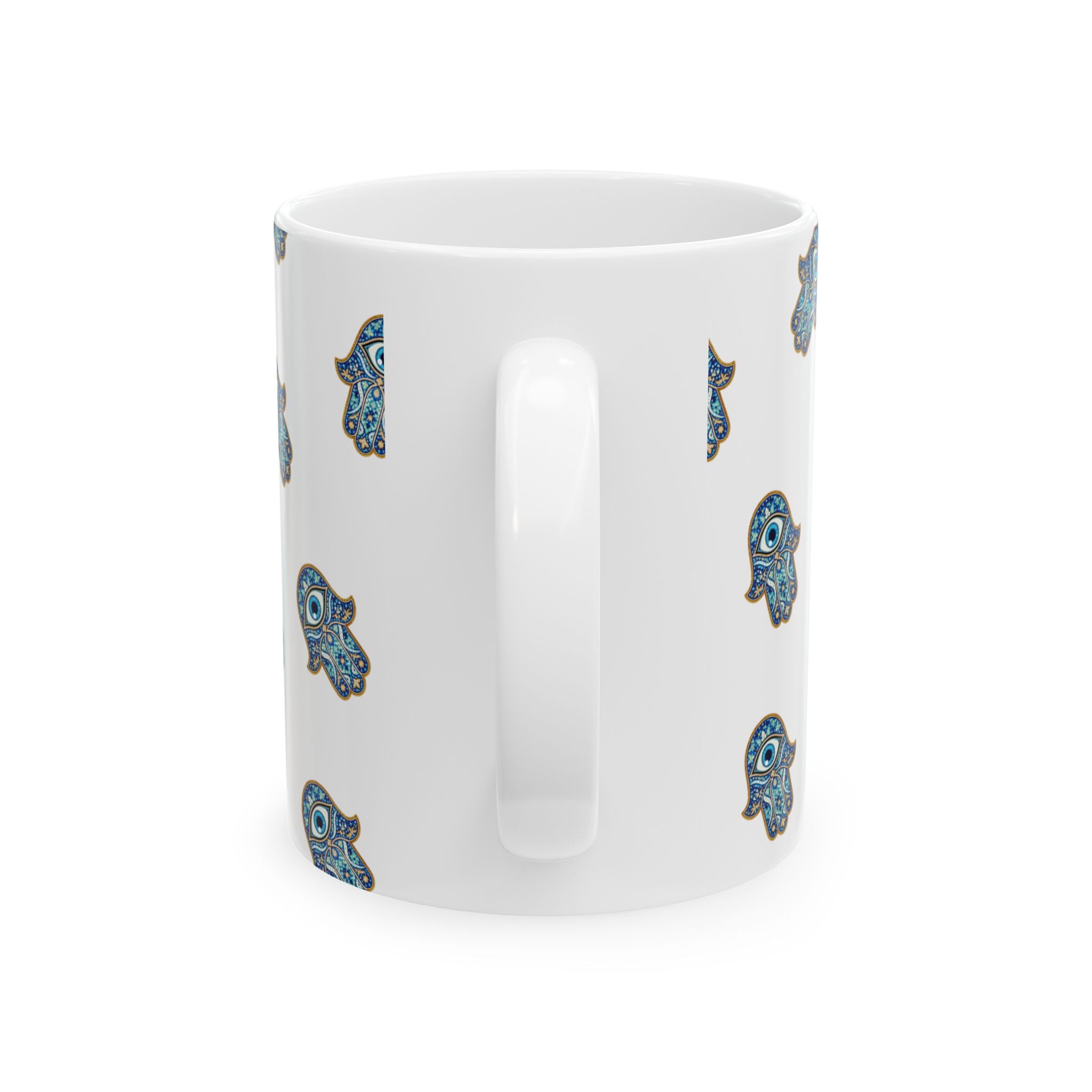 Hamsa Pattern Ceramic Mug