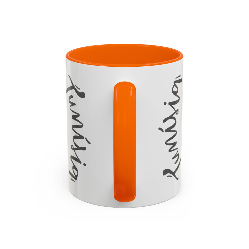 Tunisia Flag Accent Coffee Mug – Red Brushstroke Design (11/15oz)