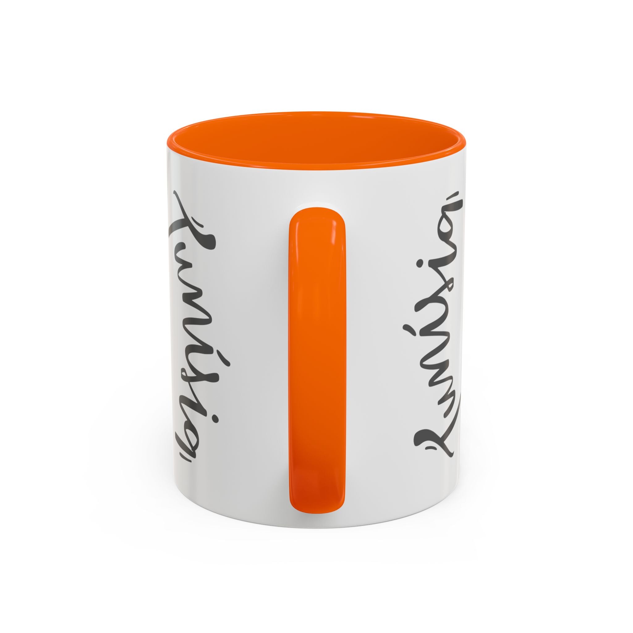 Tunisia Flag Accent Coffee Mug – Red Brushstroke Design (11/15oz)