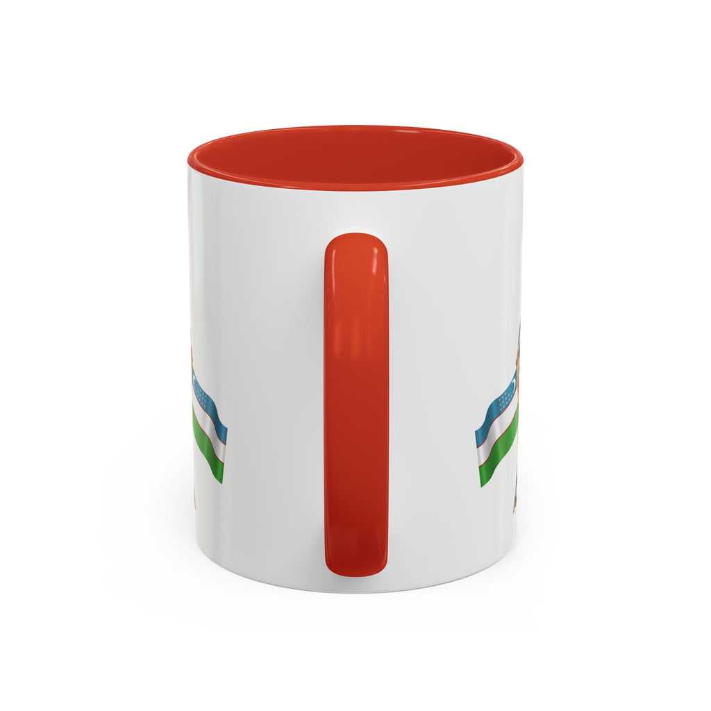 Uzbekistan Accent Coffee Mug (11, 15oz)