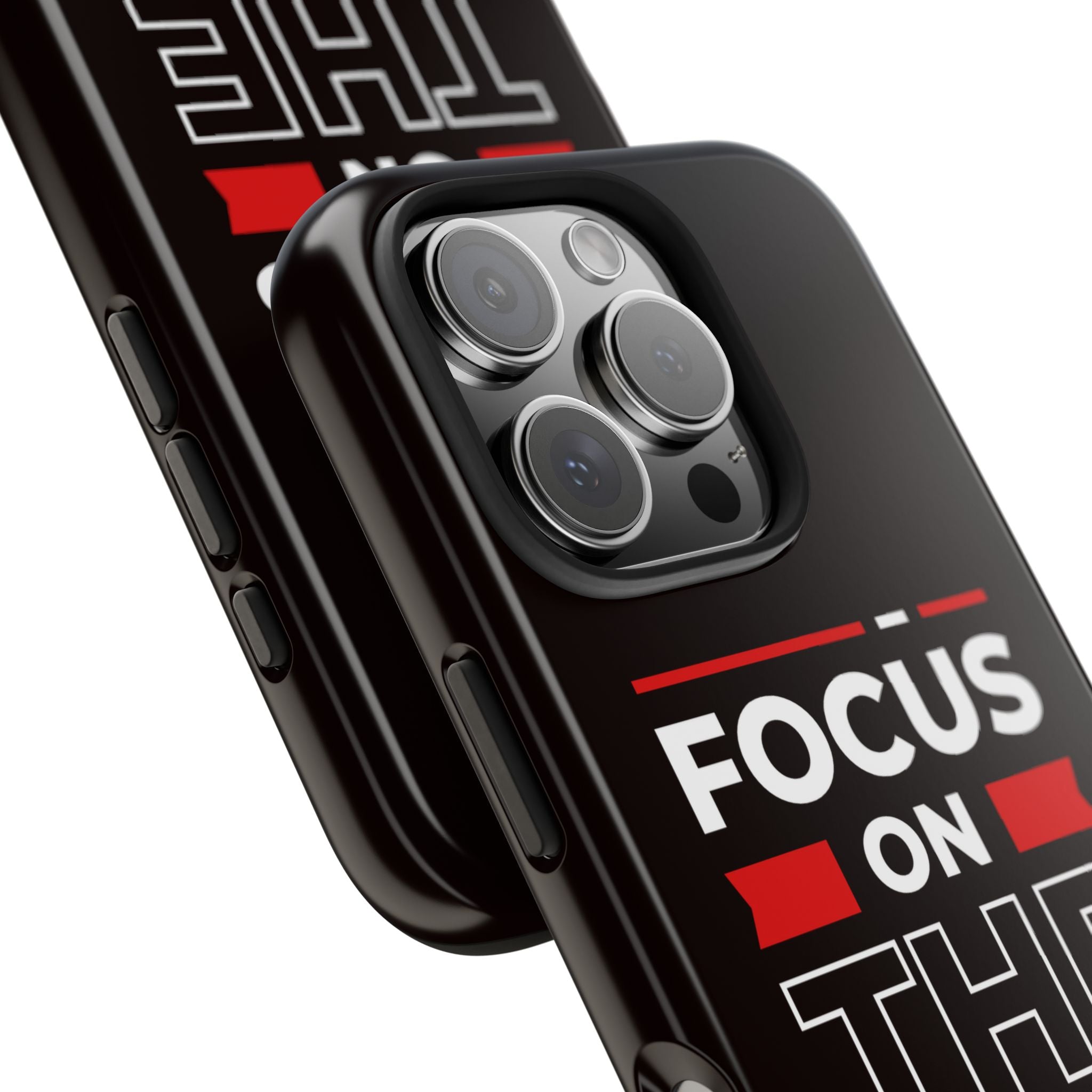 Focus on the Future Tough Phone Case — Motivational Protective Phone Cover