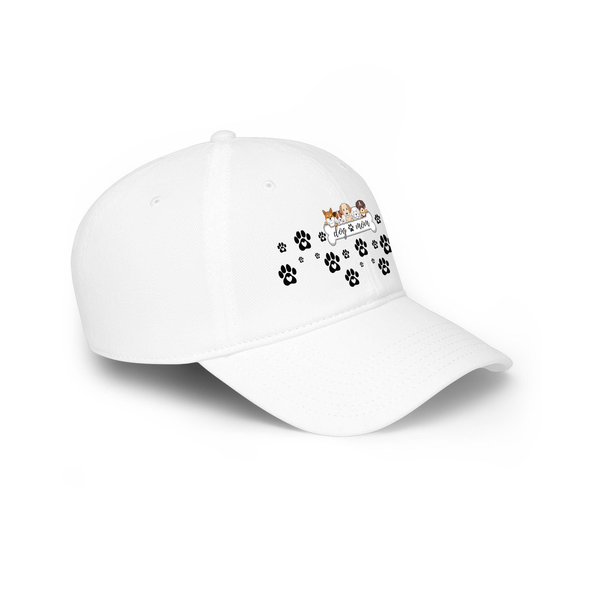 Pet Lover Paw Print Baseball Cap — Cute Dogs & Cats “Paws & Love” Hat