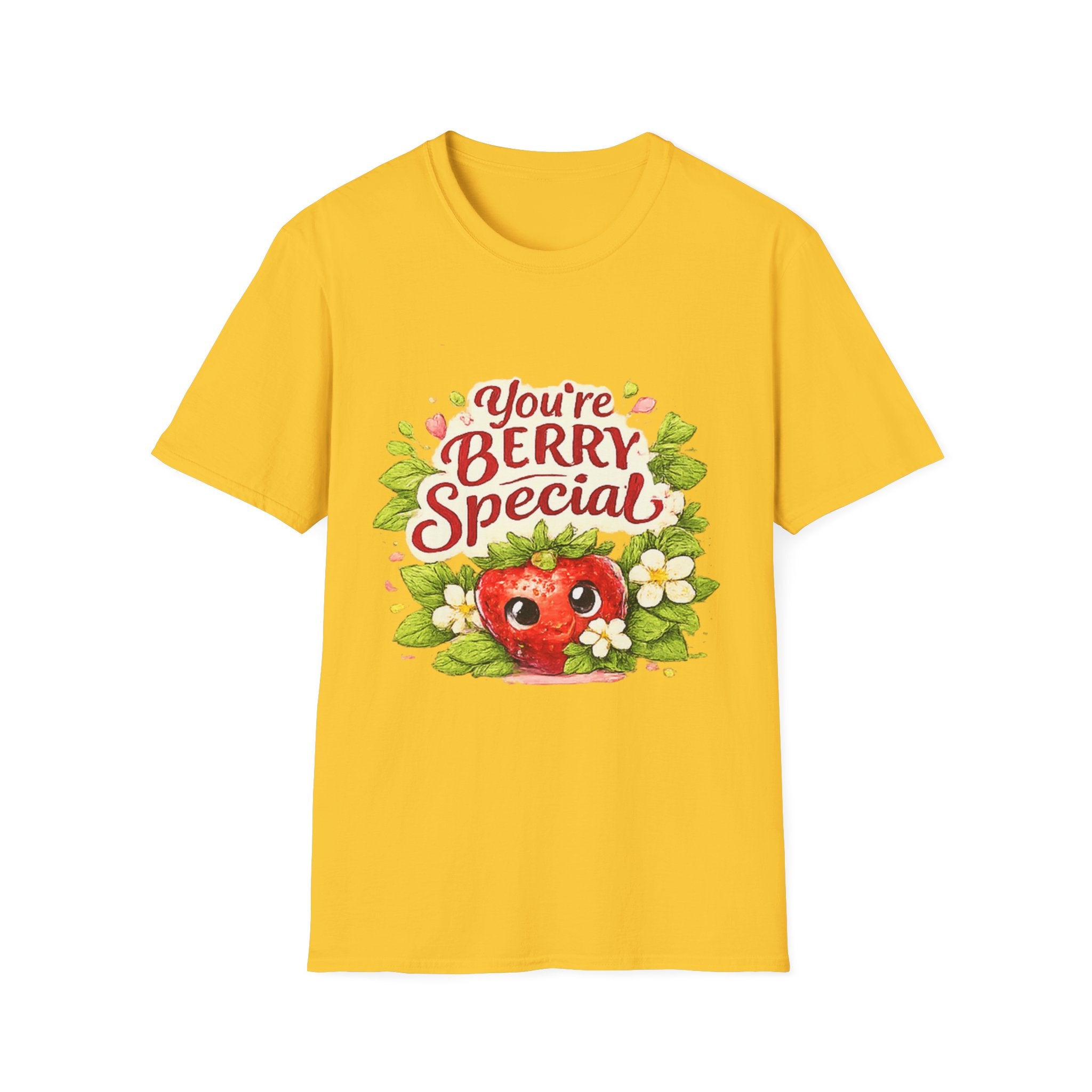 T-Shirt — "You're Berry Special" Cute Strawberry Graphic Tee