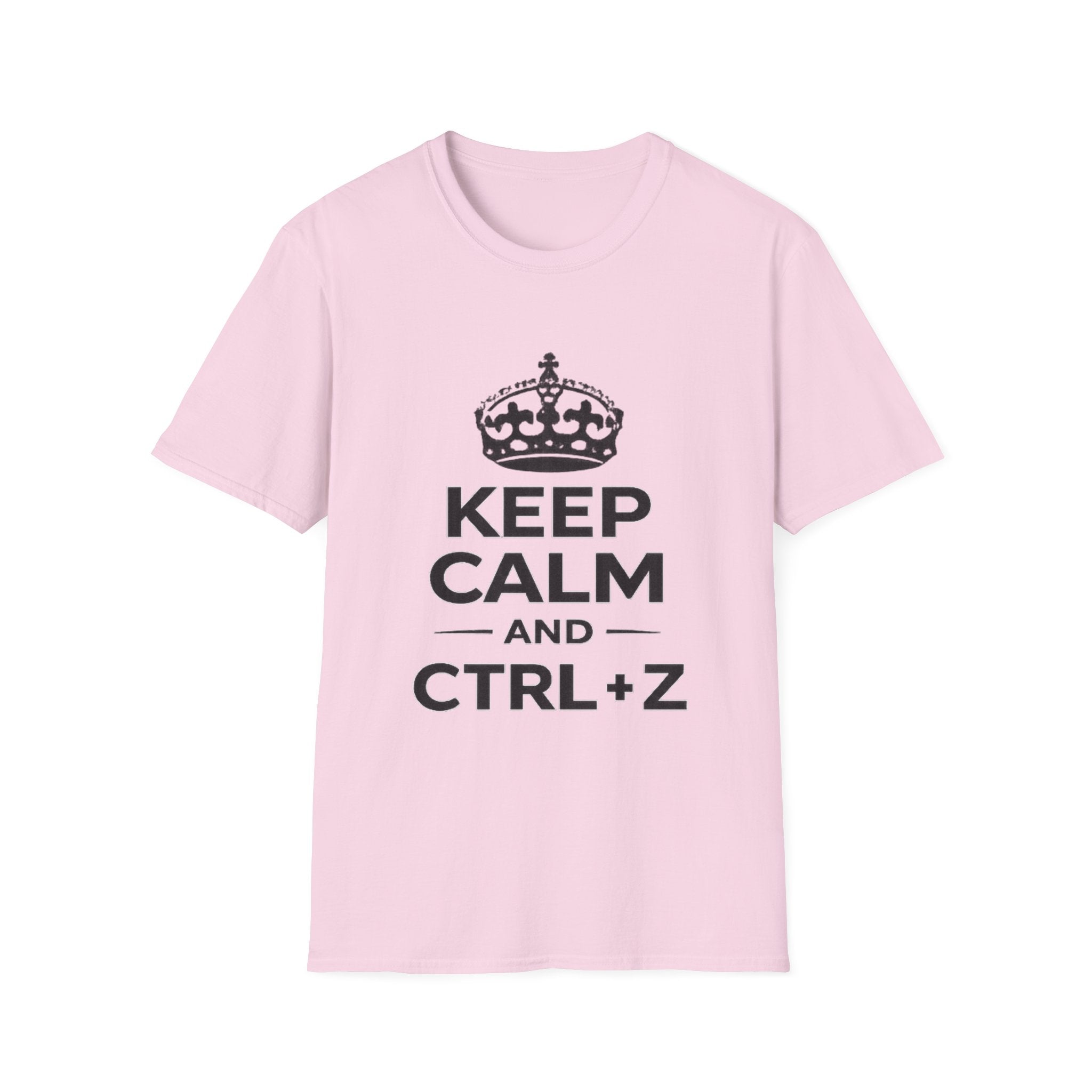 T-Shirt — "Keep Calm and Ctrl+Z" Graphic Tee