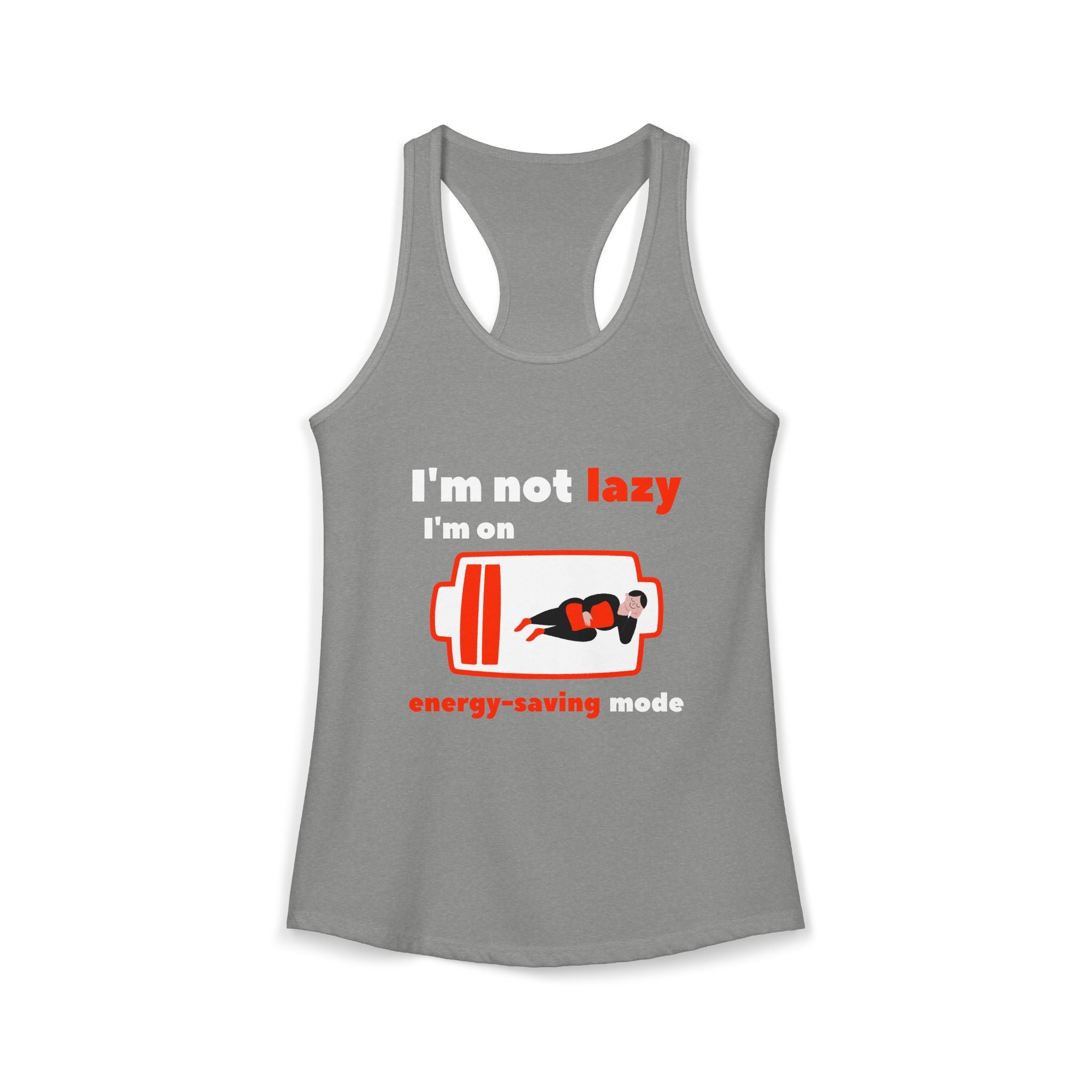 I am not lazy Women's Ideal Racerback Tank