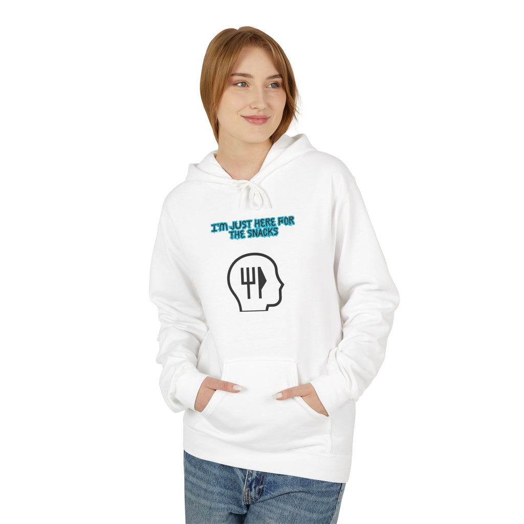 I’m Just Here for the Snacks Unisex Midweight Softstyle Fleece Hoodie