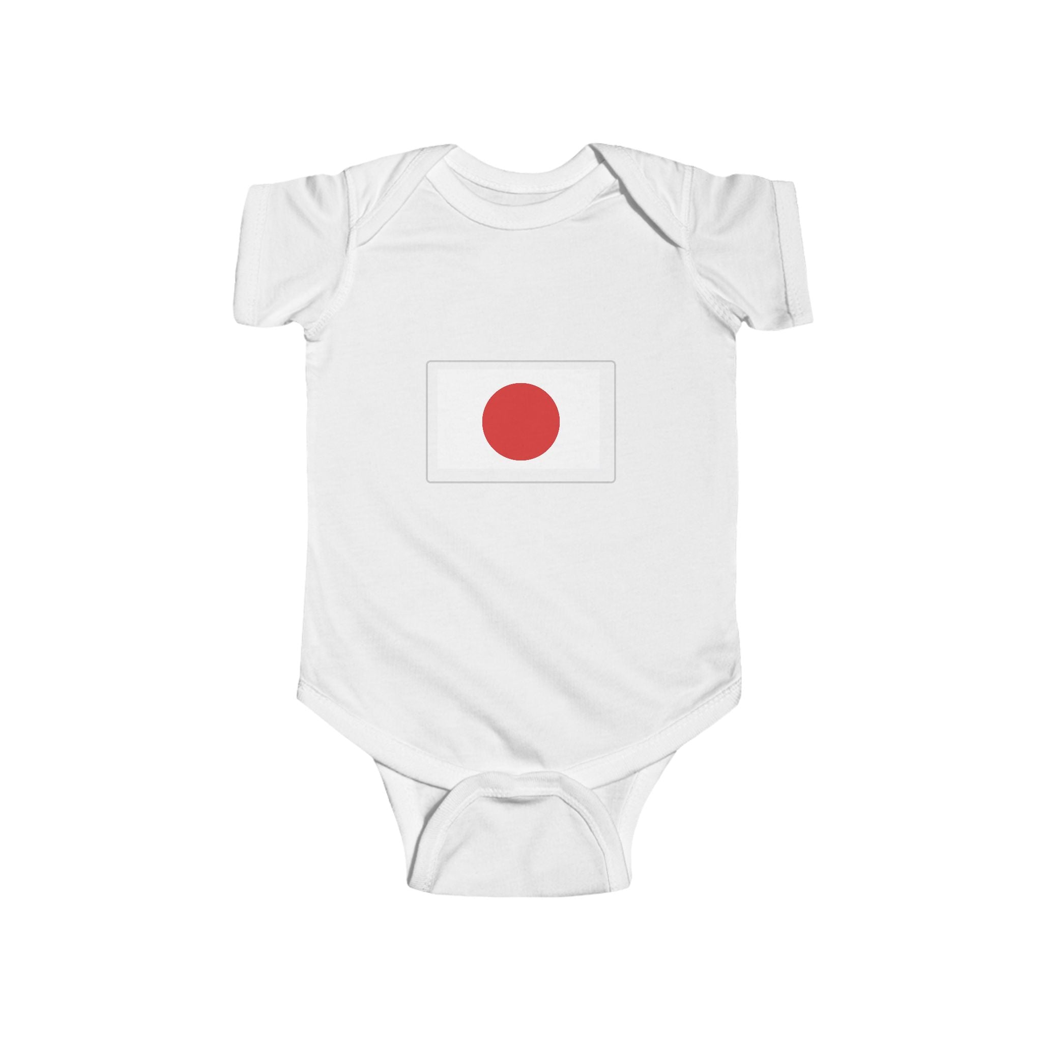 Japan Baby Onesie with  Flag Graphic — Infant Bodysuit for Newborns & Travel Fans
