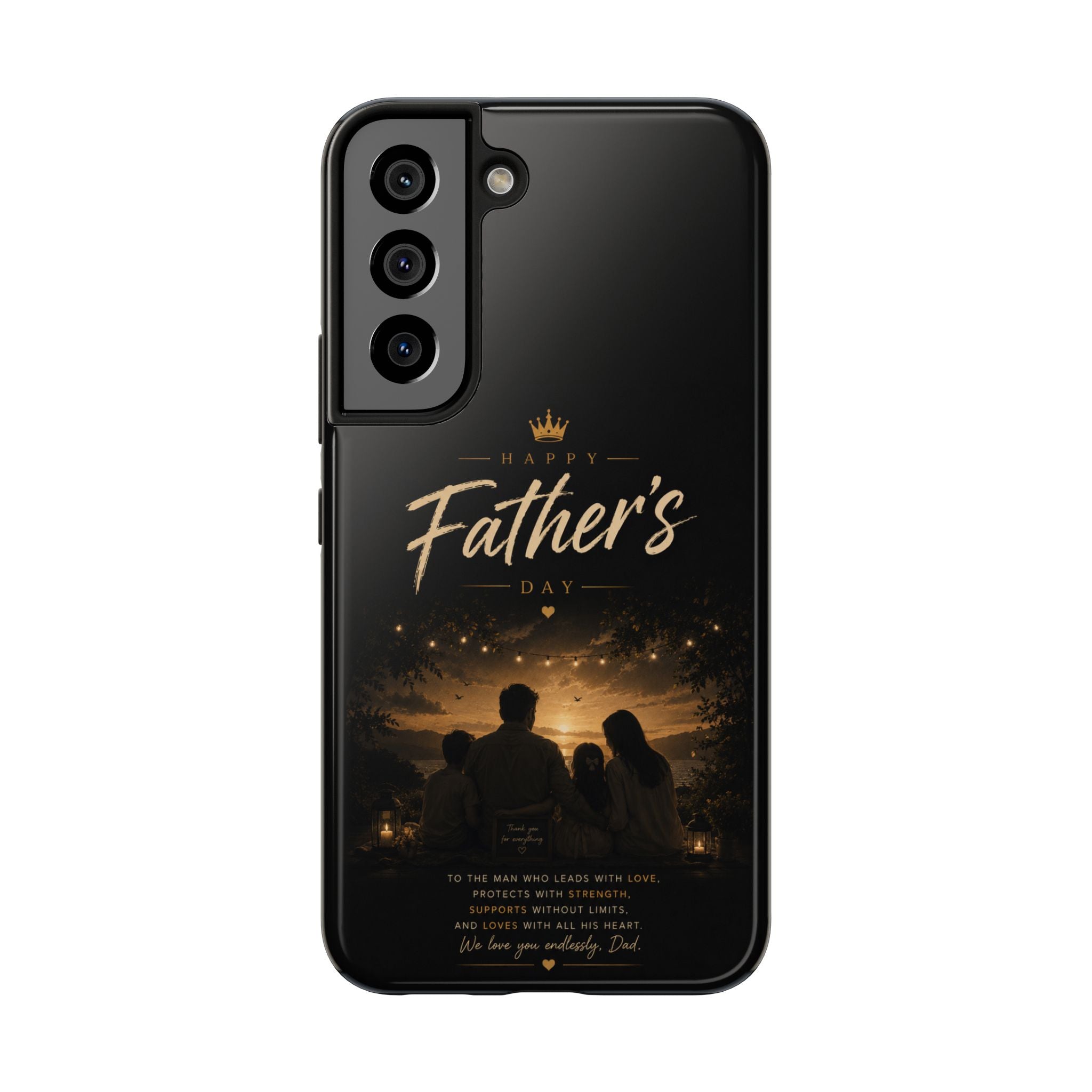 Father’s Day Tough Phone Case — Personalized Sentimental Nightscape Design