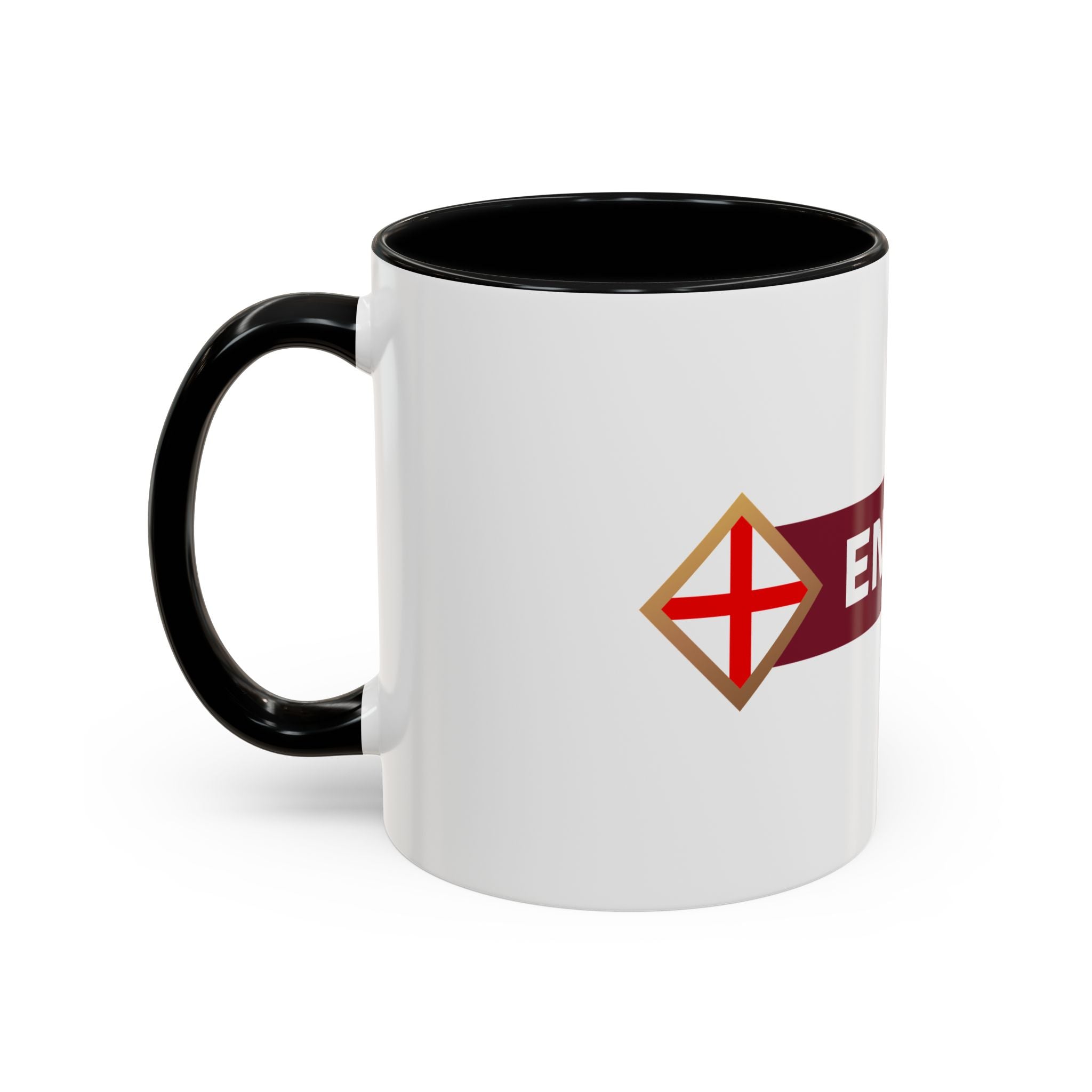 England 2026 Soccer Cup Accent Coffee Mug (11, 15oz)