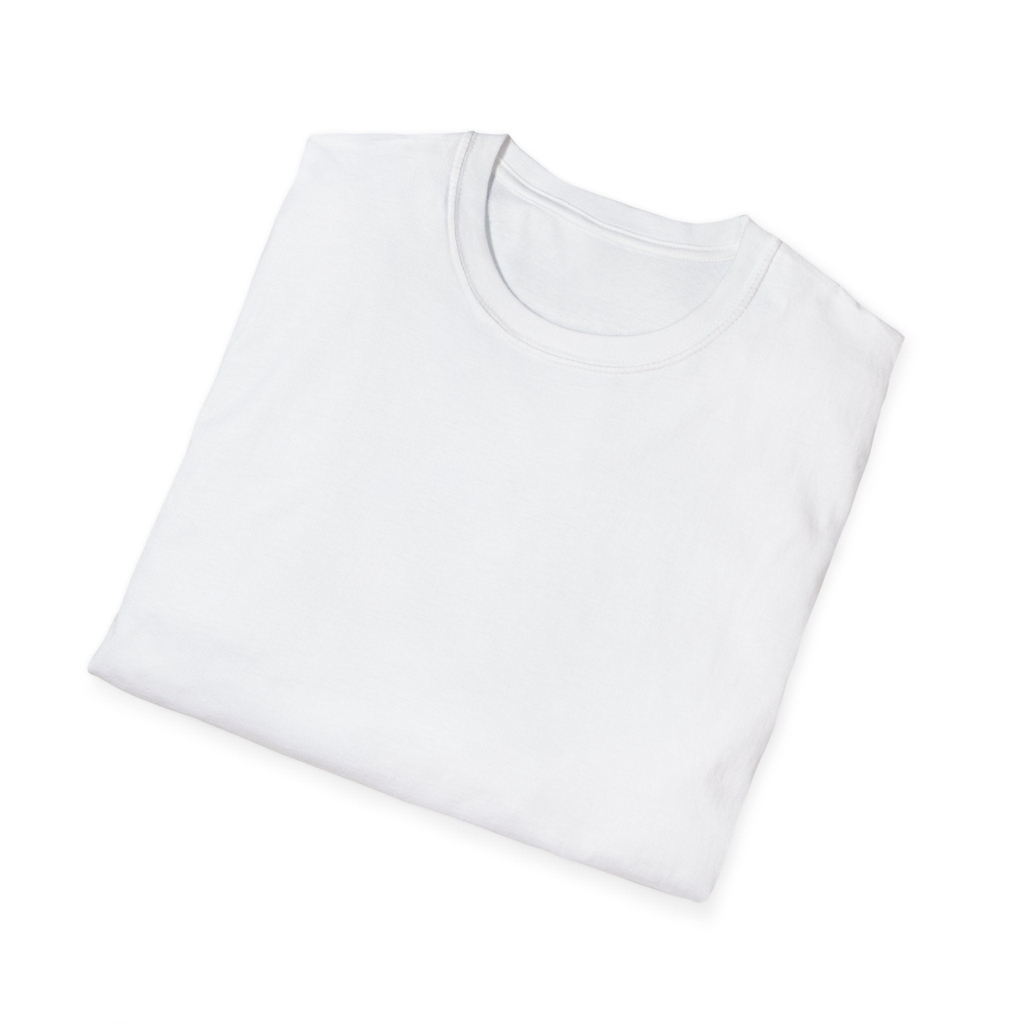 Friends Graphic T-Shirt — Back-View Trio Pink Navy Illustration