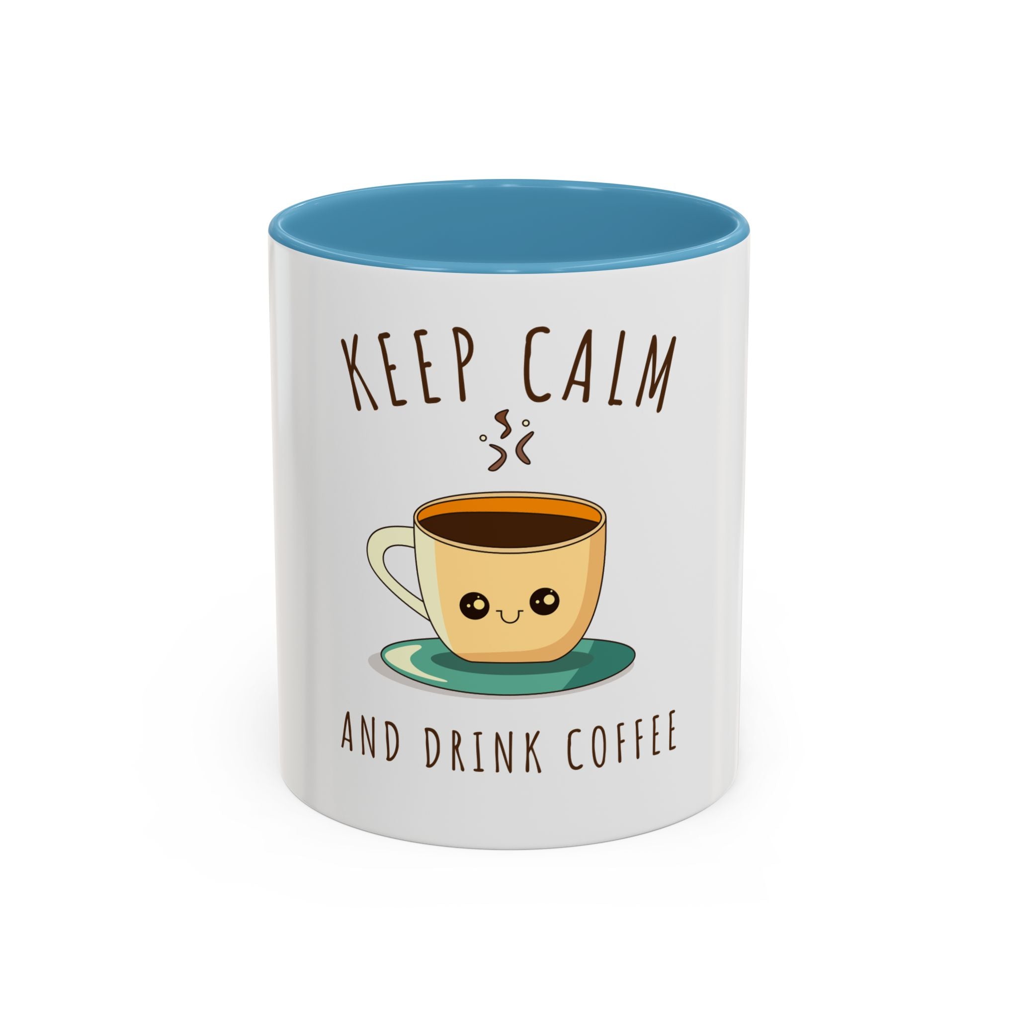 Keep calm & drink coffee Accent Coffee Mug (11, 15oz)