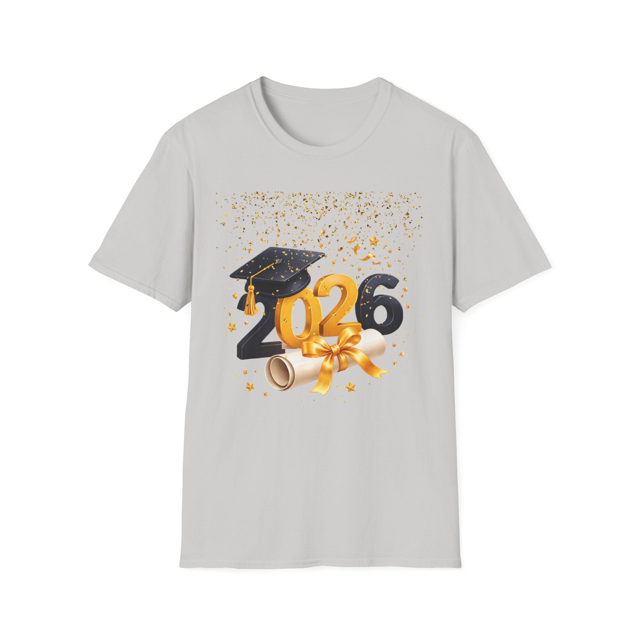 2026 Graduation T-Shirt – Class of 2026 Cap & Diploma Celebration Tee