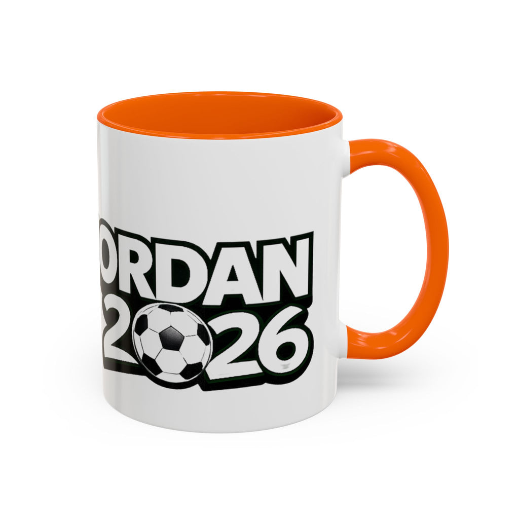 Jordan 2026 Soccer Fan Accent Coffee Mug
