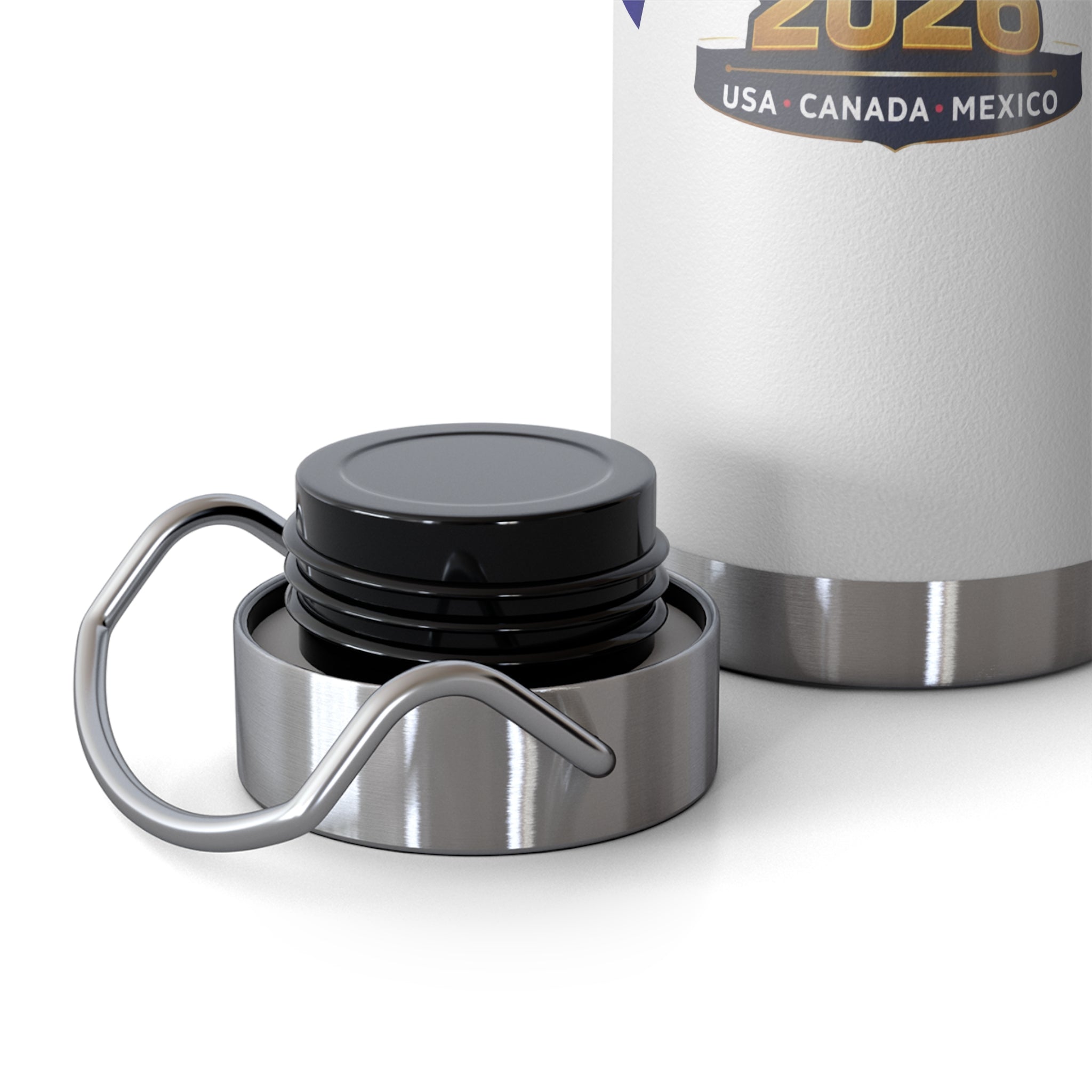 Croatia 2026 Soccer Tournament Stainless Bottle – USA Canada Mexico Championship Cup Design, 22oz Vacuum Insulated