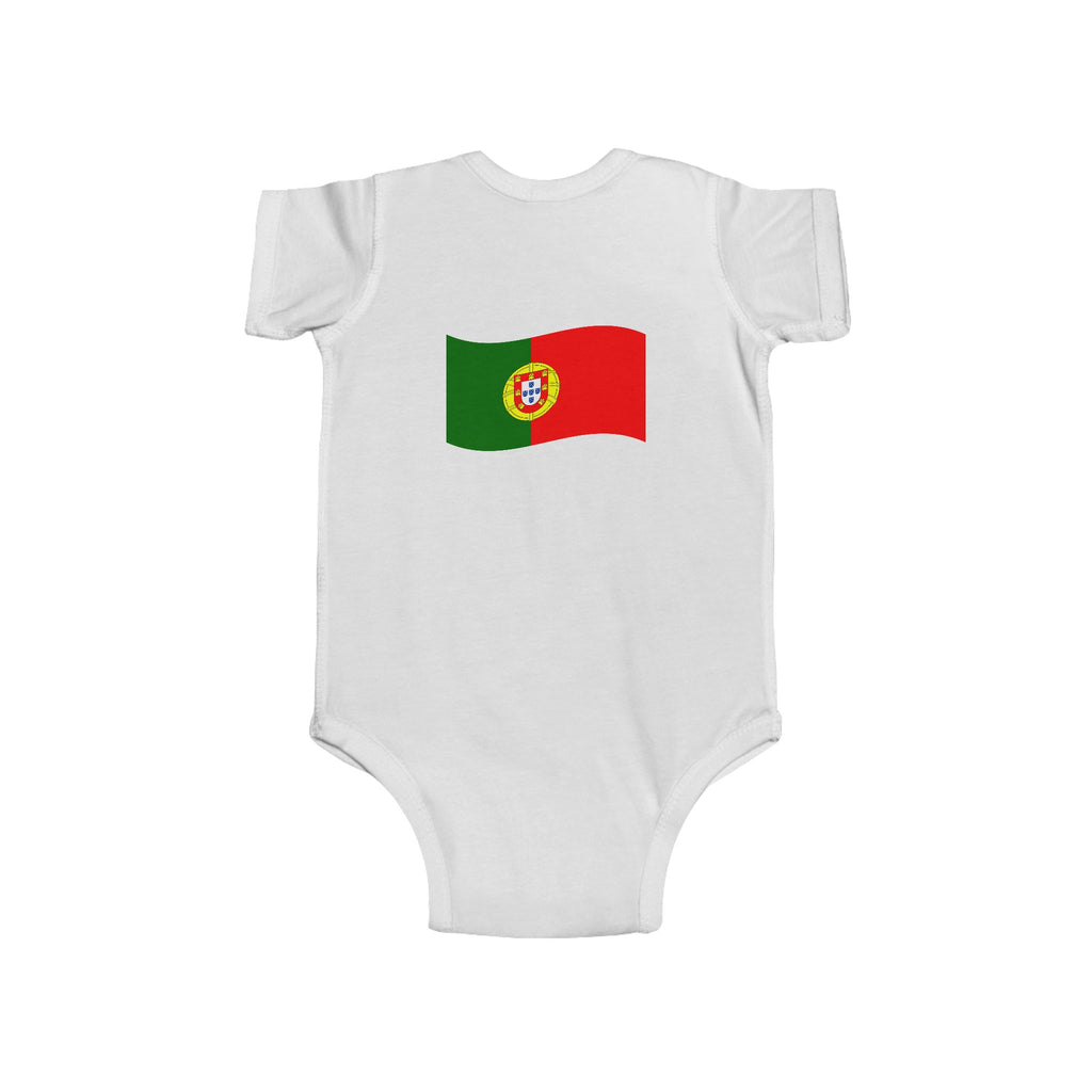 Portugal 2026 Baby Bodysuit — Portuguese Flag Infant Onesie