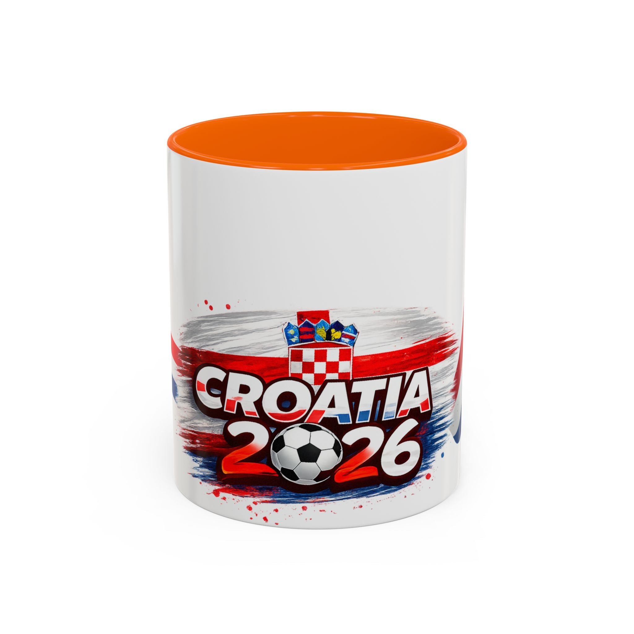 Croatia 2026 Soccer Mug – Croatia Flag Football Fan Coffee Cup (11/15oz)