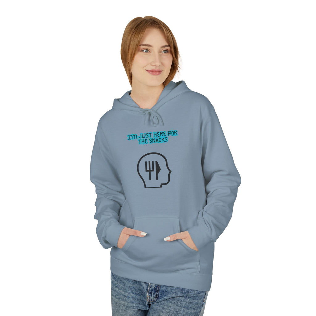I’m Just Here for the Snacks Unisex Midweight Softstyle Fleece Hoodie