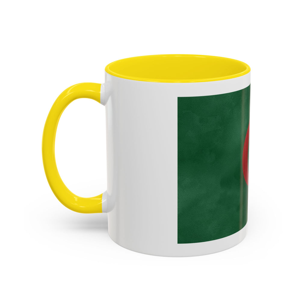 Algeria Flag Accent Coffee Mug (11/15oz) — Crescent & Star National Pride Tea Cup