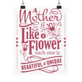 A mother like flower Matte Vertical Posters