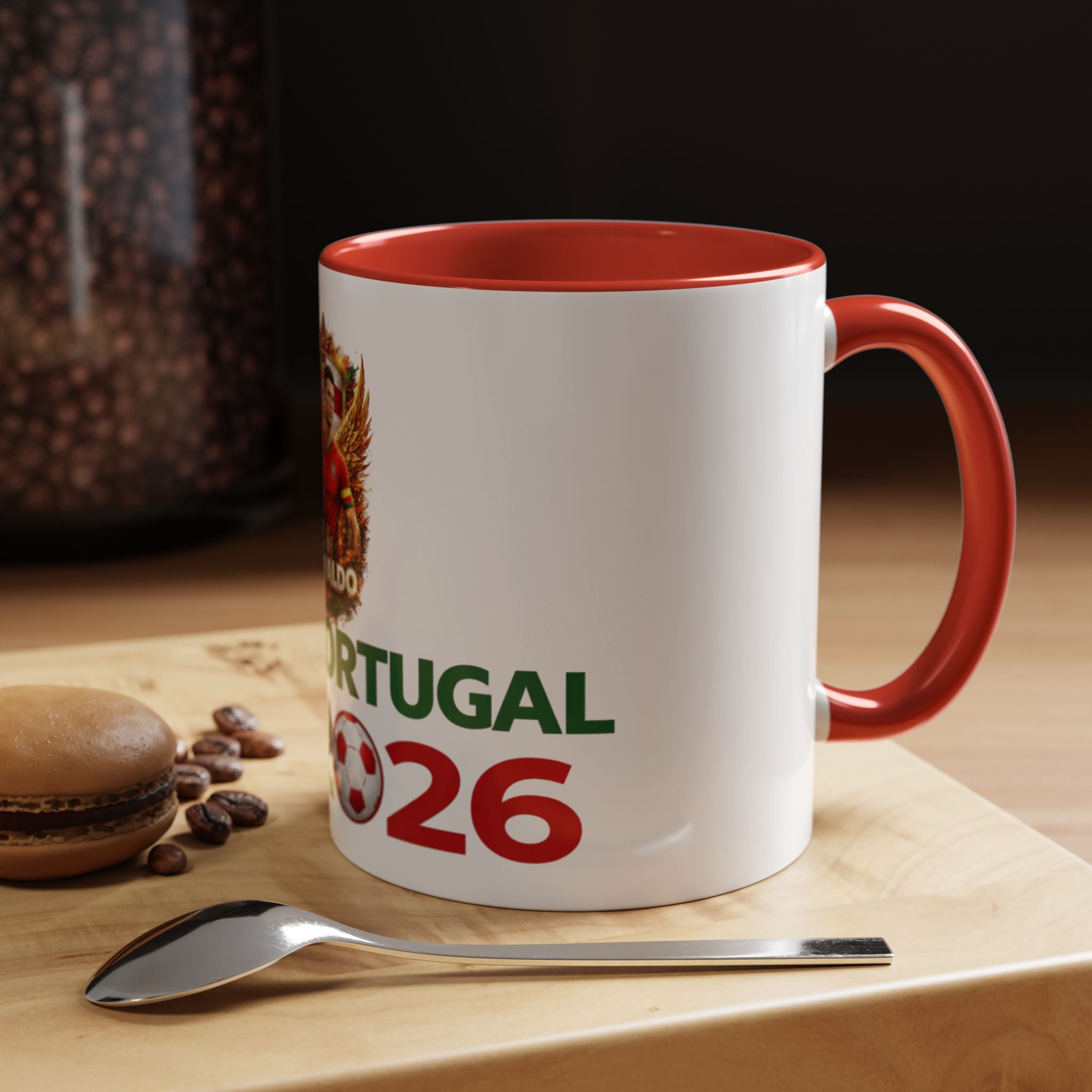 Portugal 2026 Coffee Mug — Soccer Fan Accent Mug (11/15oz)