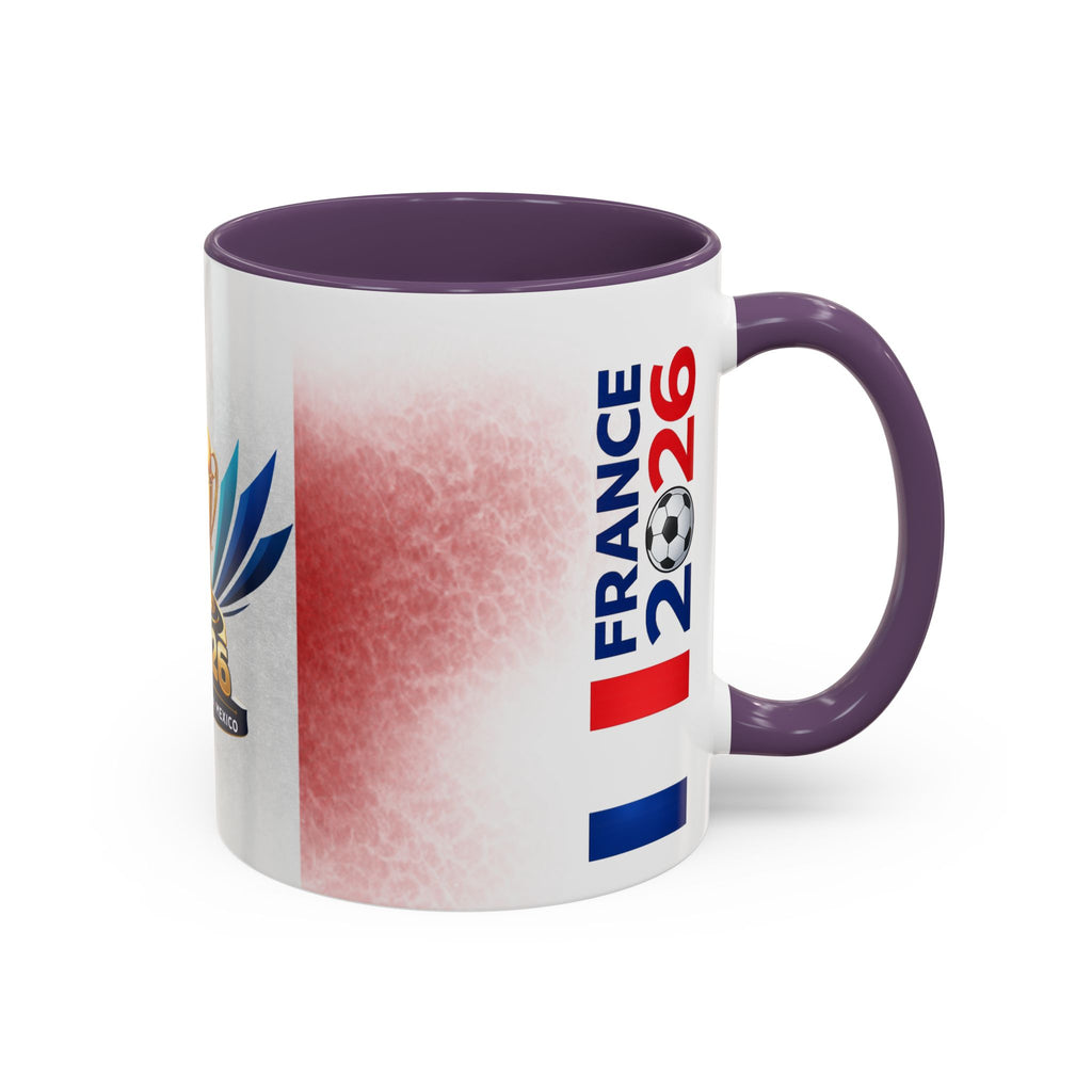 Soccer 2026 Commemorative Mug — France Accent Coffee Cup (11/15oz)