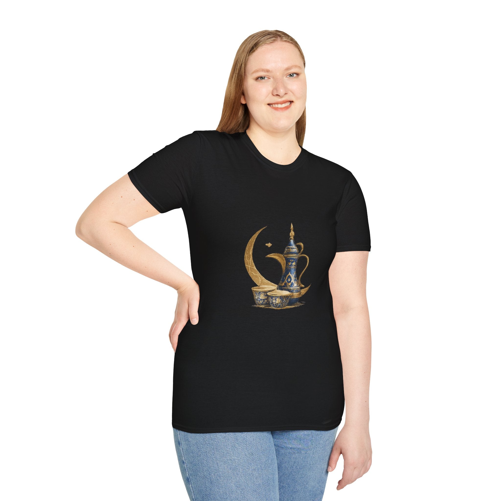Crescent & Dallah Arabic Coffee T-Shirt